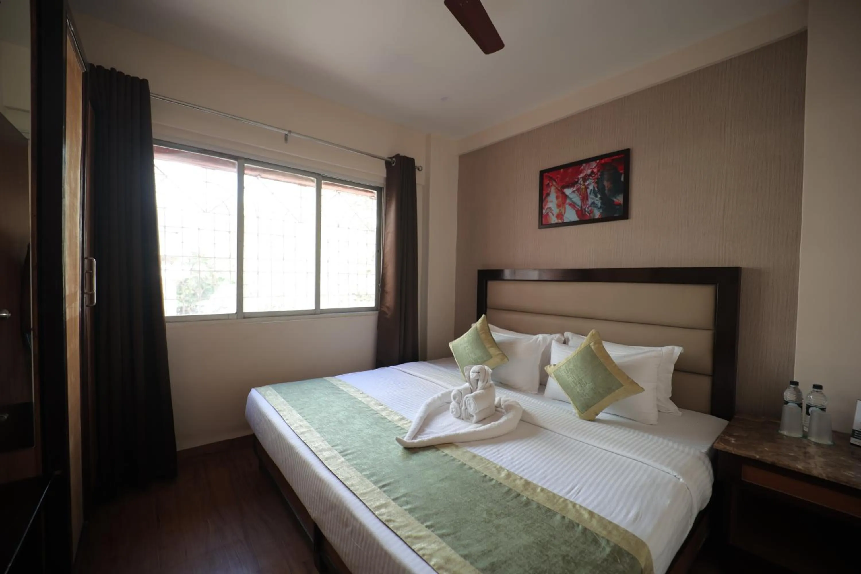 View (from property/room), Bed in The Byke Studio Pure Veg Apartment, Thane