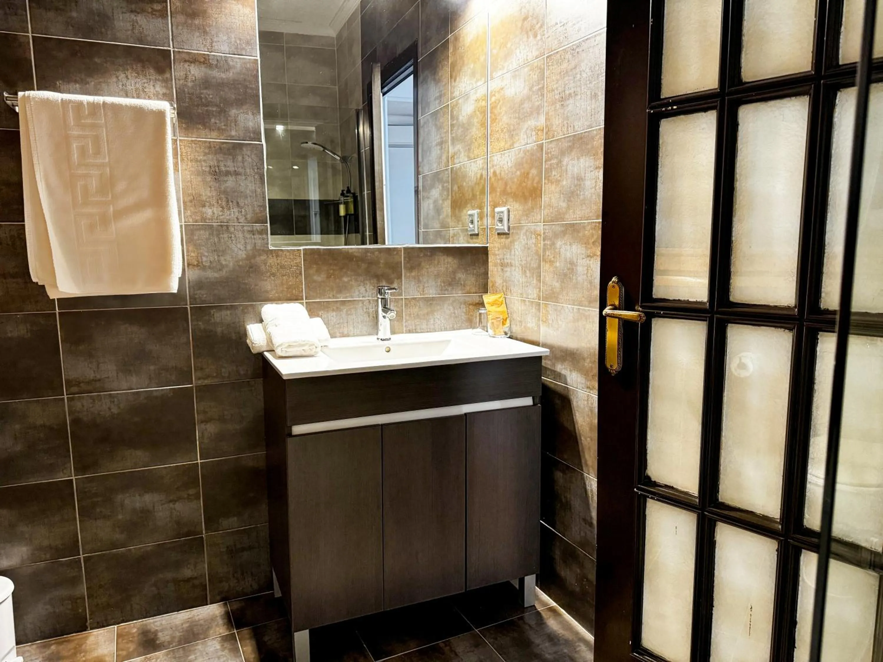 Shower in Hotel Plaza Mayor