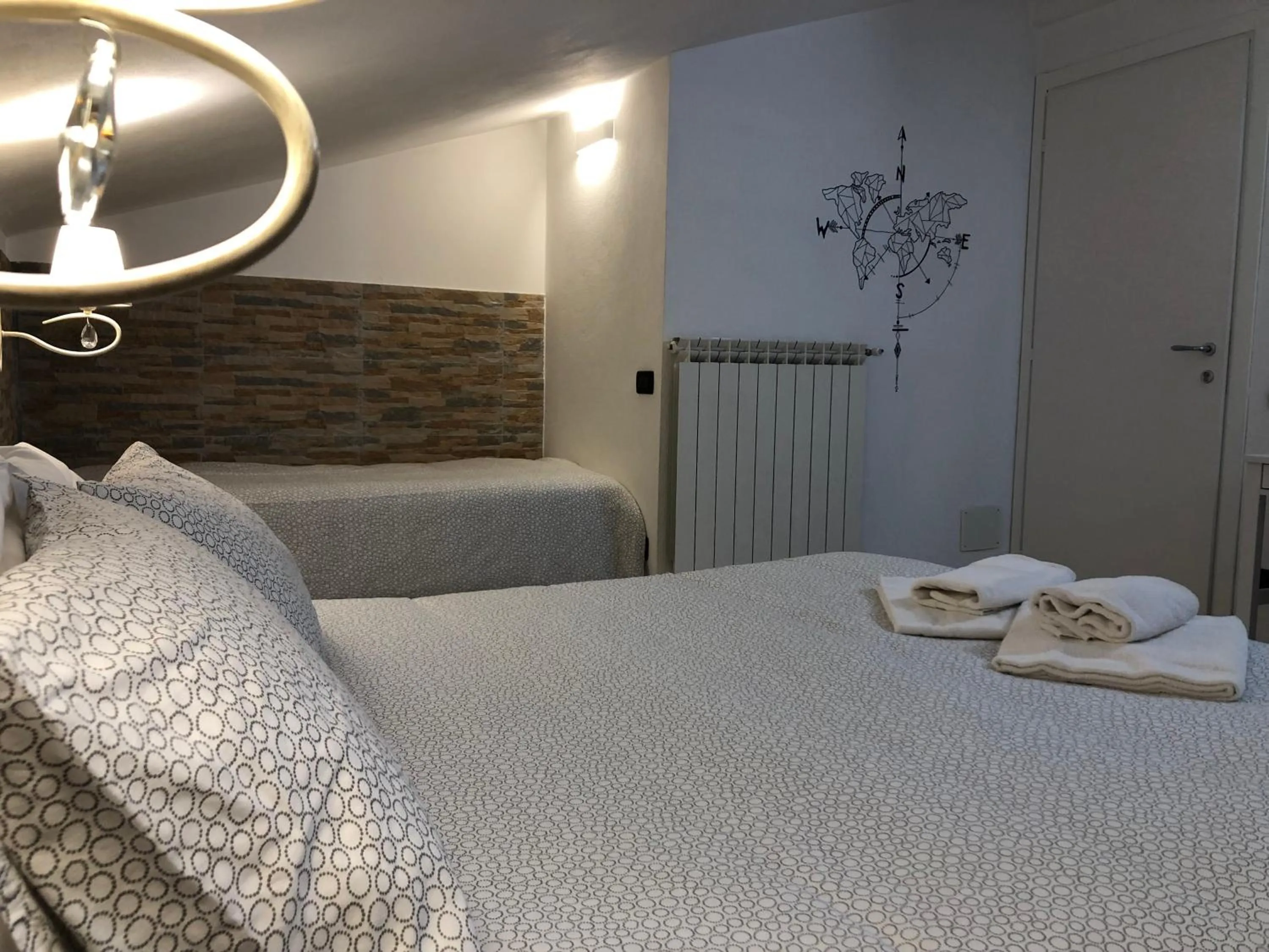 Bathroom, Bed in B&B Il Viaggiatore