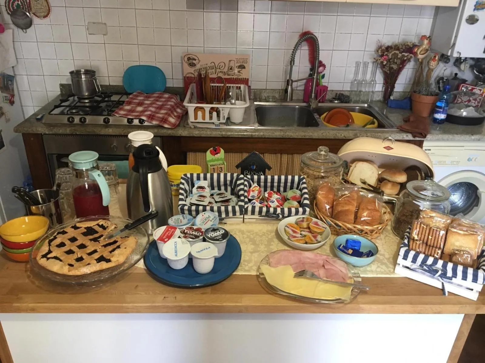 Food and drinks in B&B Il Viaggiatore