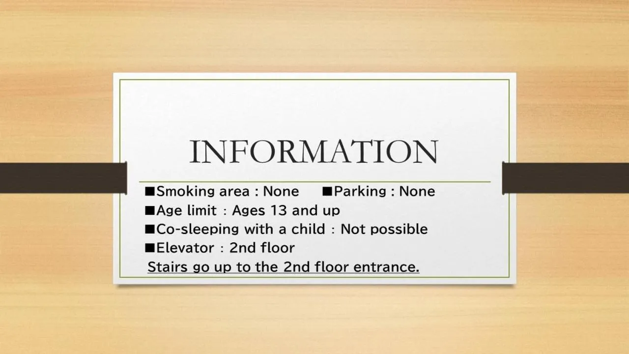 Area and facilities in Hotel Tokeidai