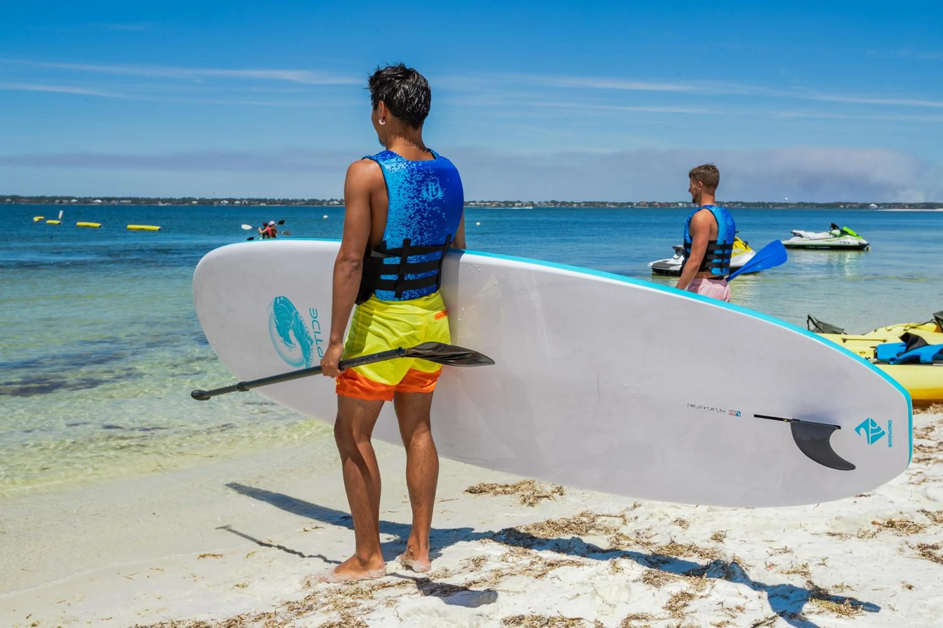 Aqua park in Portofino Island Resort