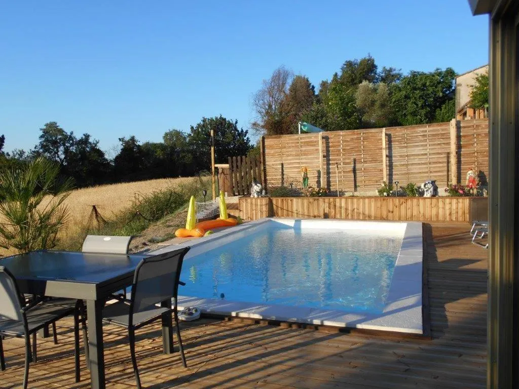 Swimming pool in La maison de Lalouette