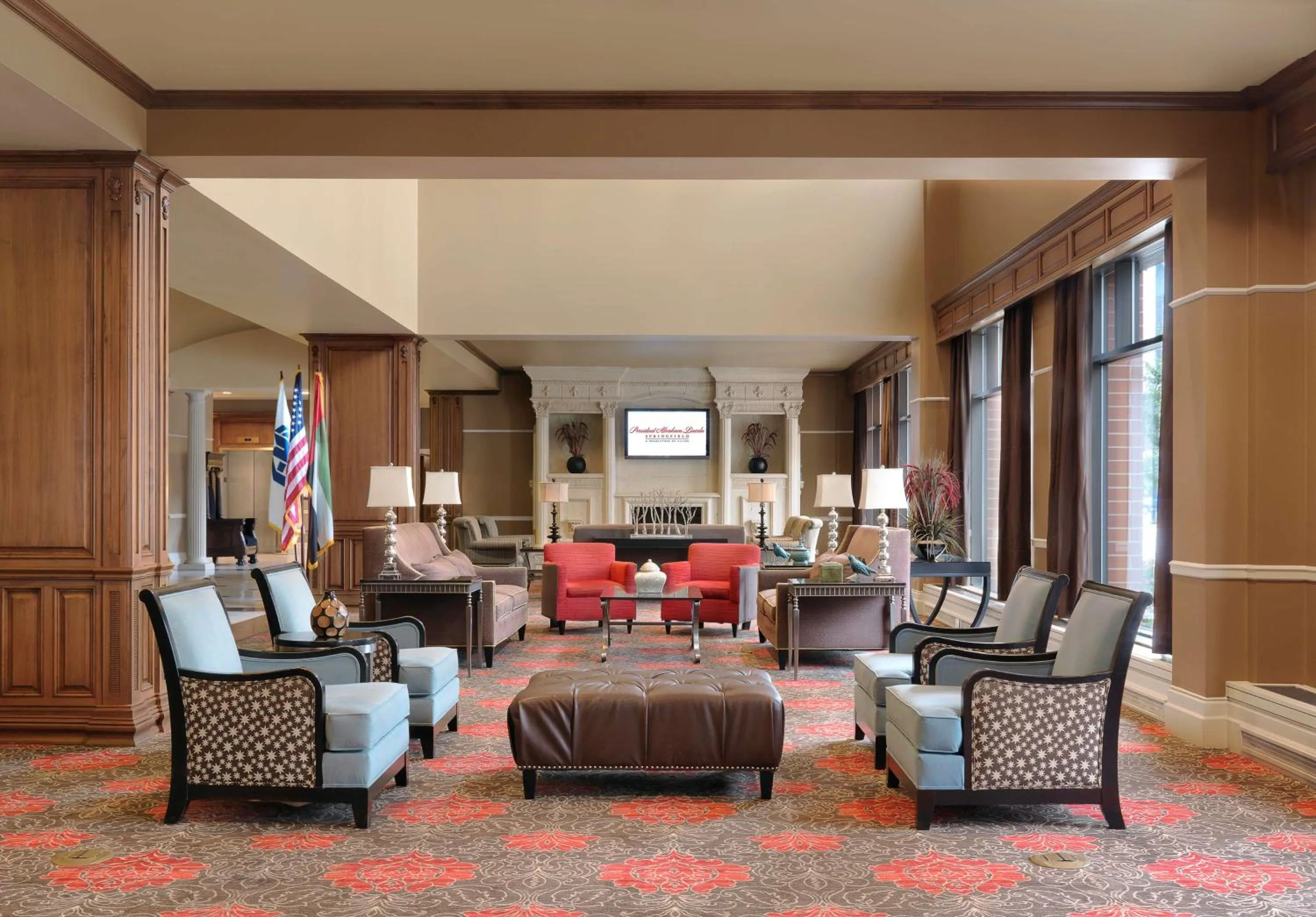 Lobby or reception in President Abraham Lincoln - A Doubletree by Hilton Hotel