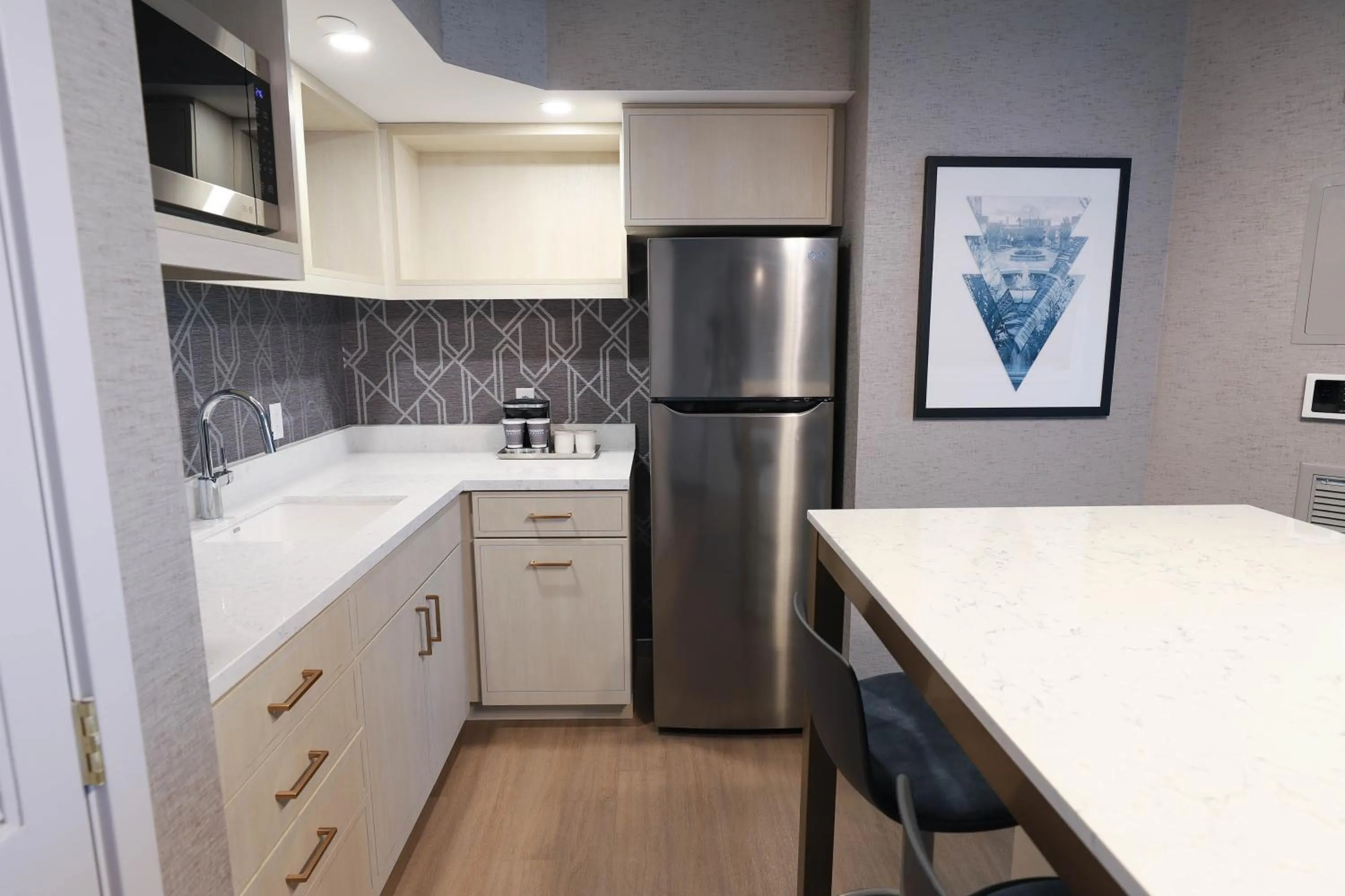 Kitchen or kitchenette in Radisson Plaza Hotel at Kalamazoo Center