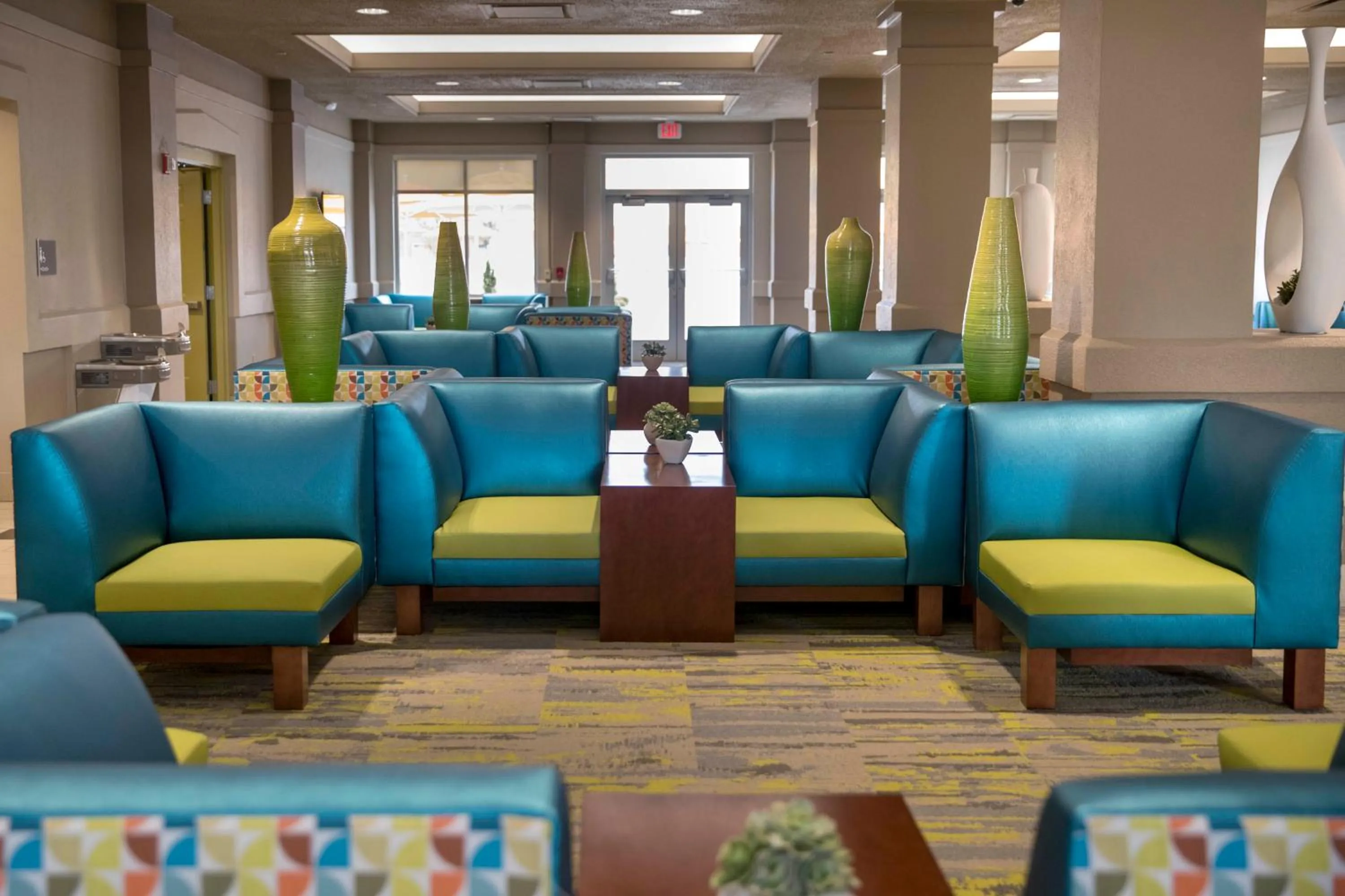 Lobby or reception in Cedar Point's Express Hotel