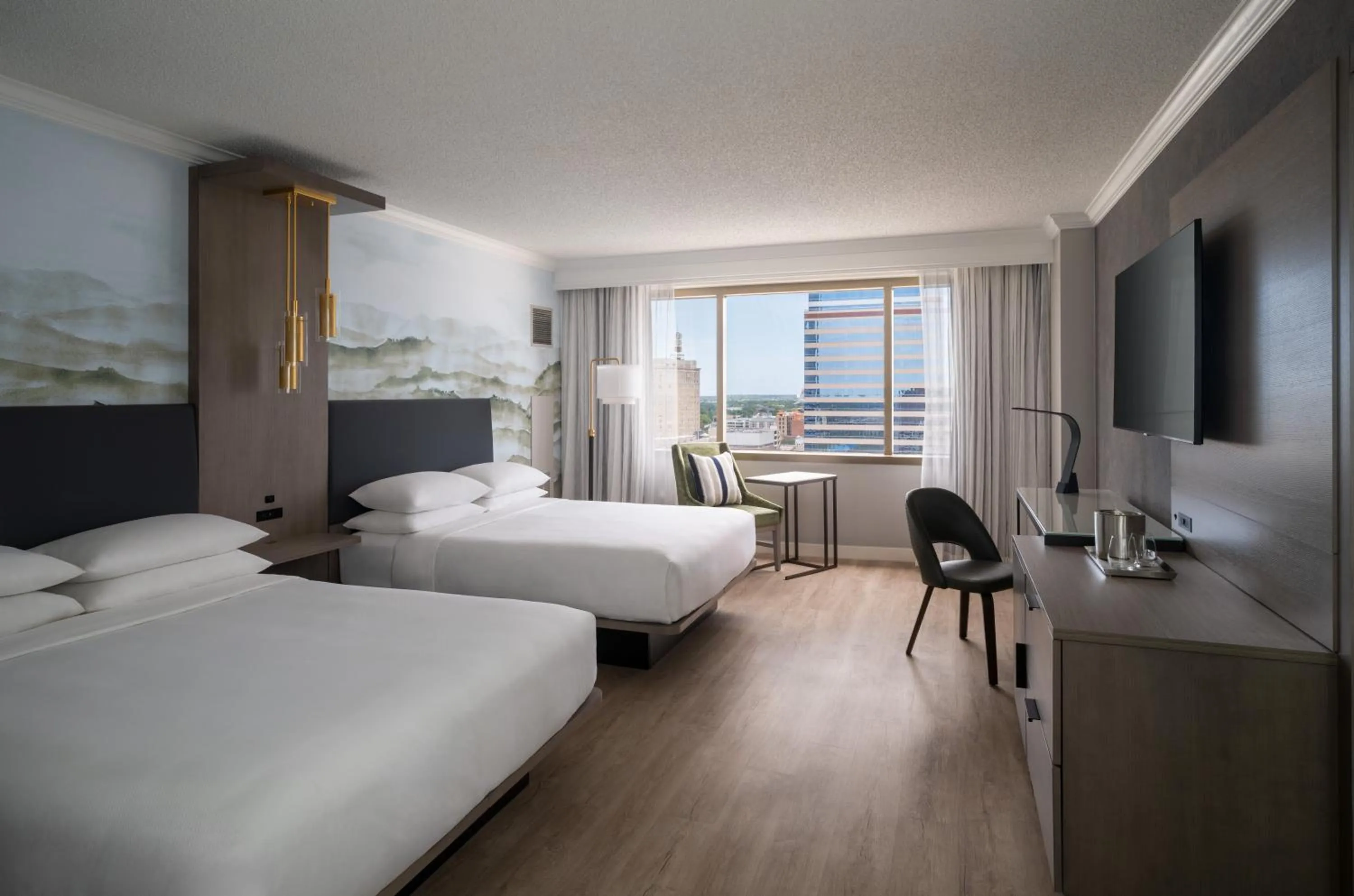 Bed in Marriott Jacksonville Downtown