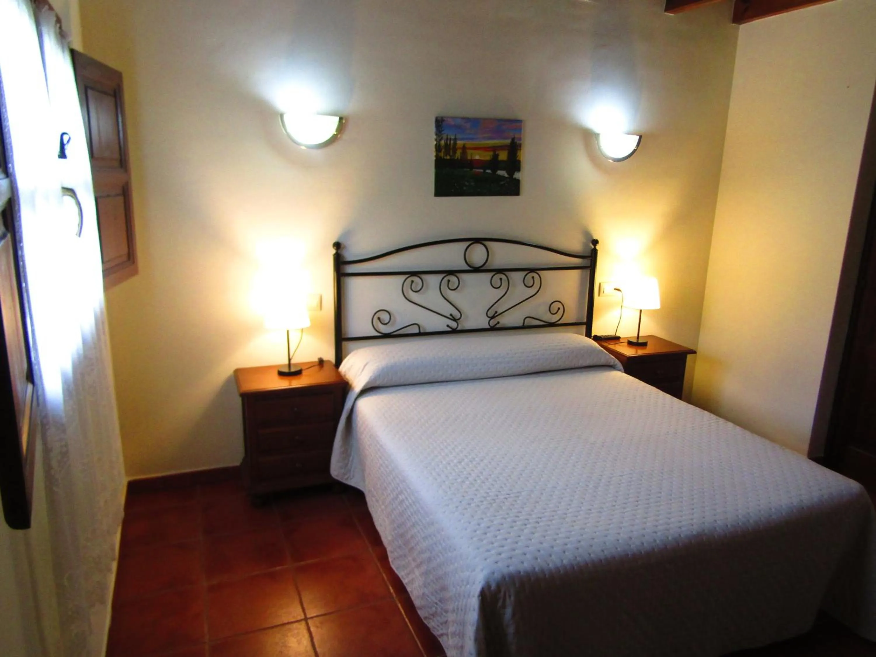 Bed in Hotel Rural La Casona del Fraile