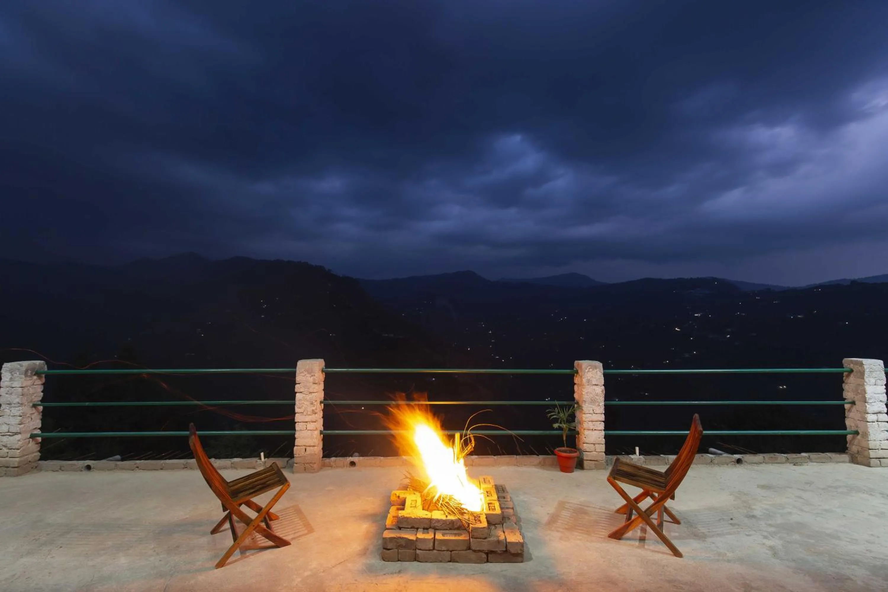 Patio in Zostel Homes Kotkhai (Shimla)