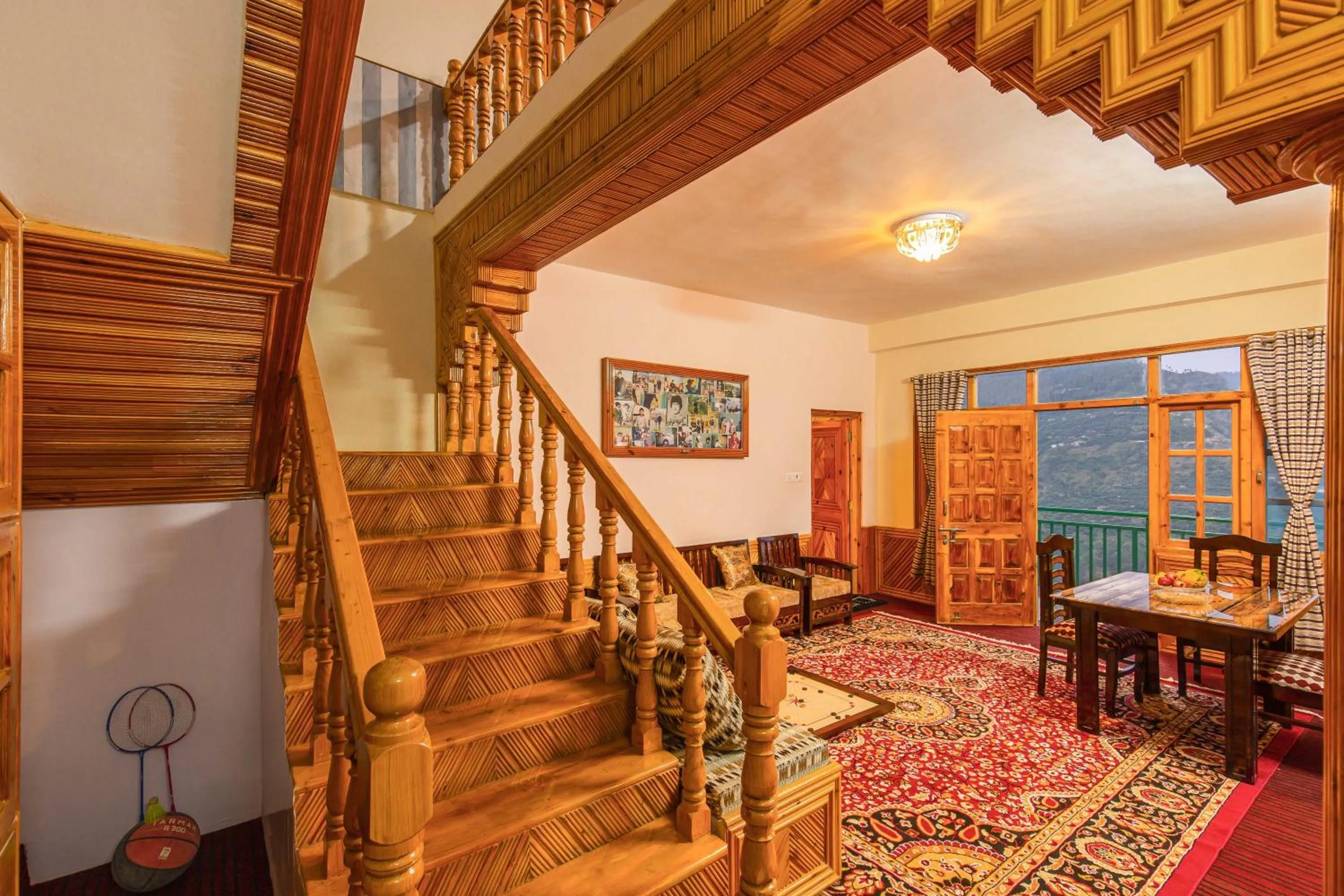 Seating area in Zostel Homes Kotkhai (Shimla)