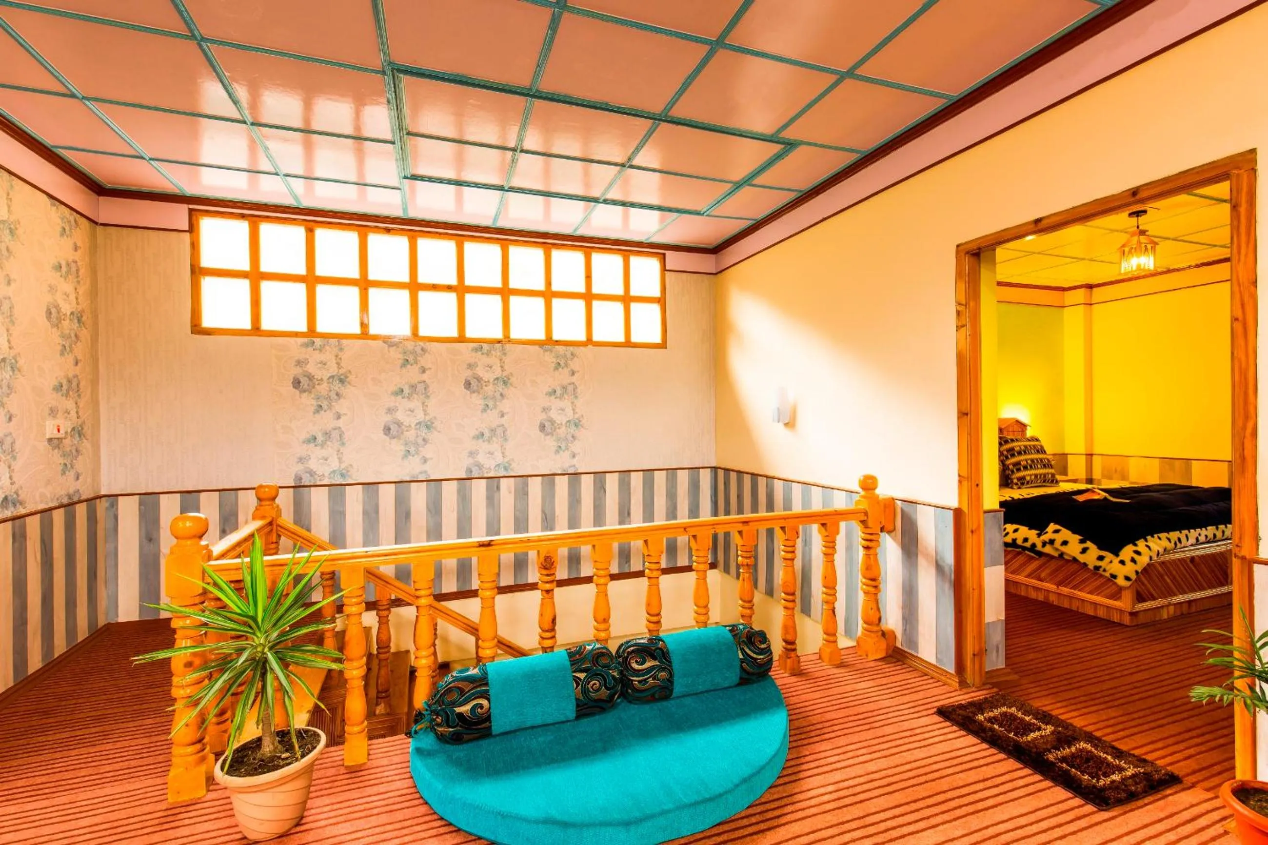 Seating area in Zostel Homes Kotkhai (Shimla)