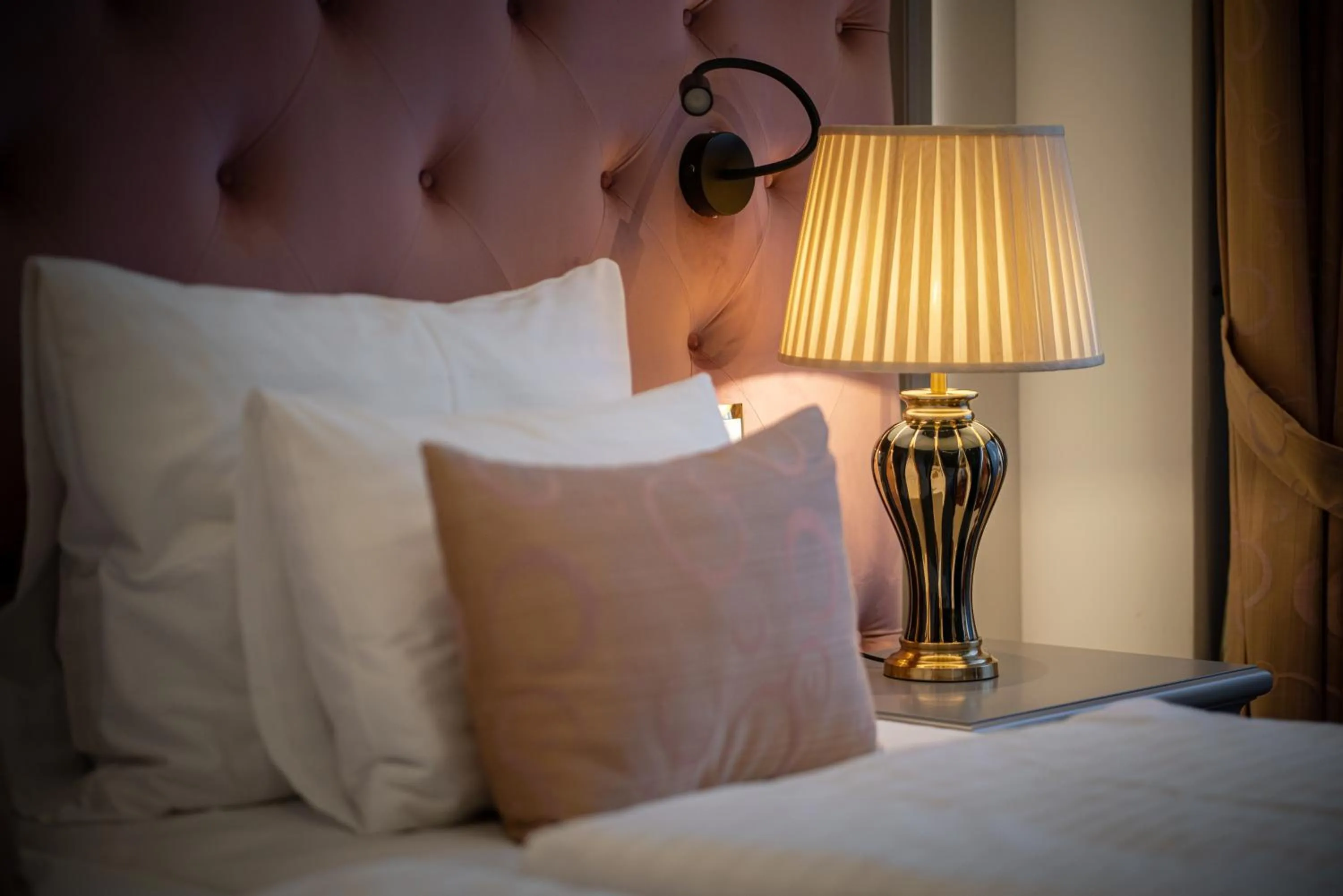 Decorative detail, Bed in Golden Key Boutique Hotel