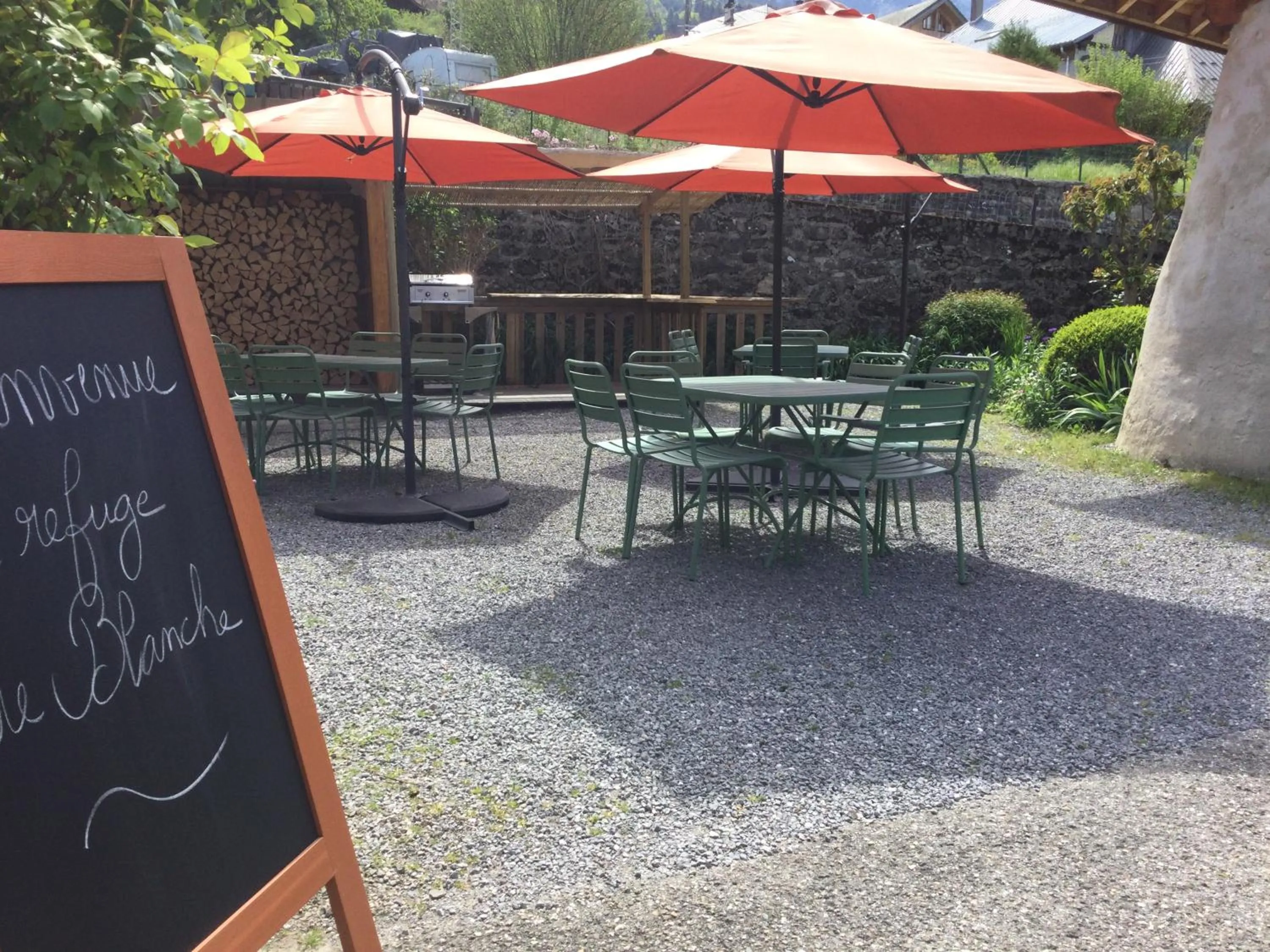 Garden in Au Refuge de Blanche