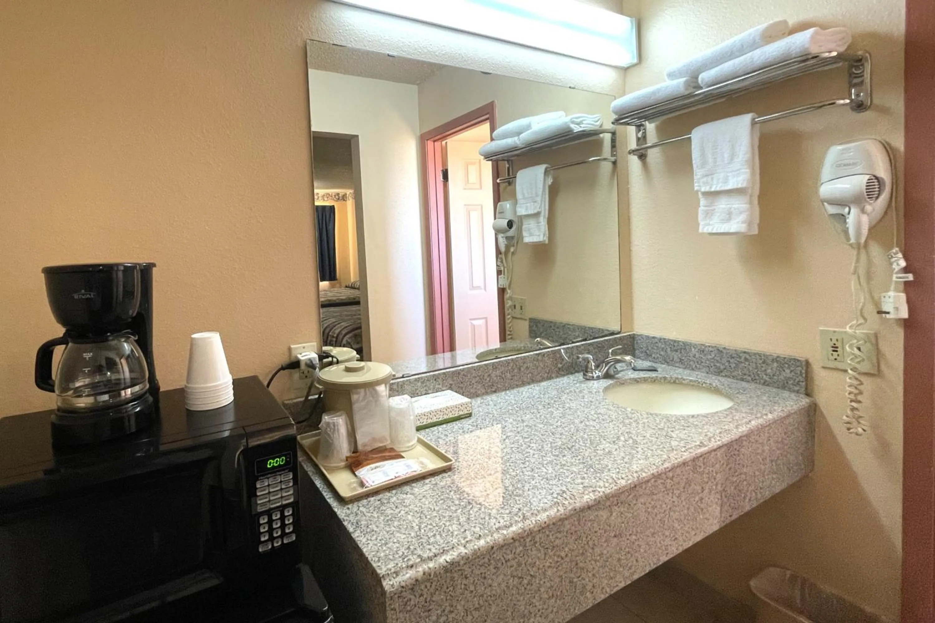 Bathroom in Seminole Inn Near New Mexico Hwy 62