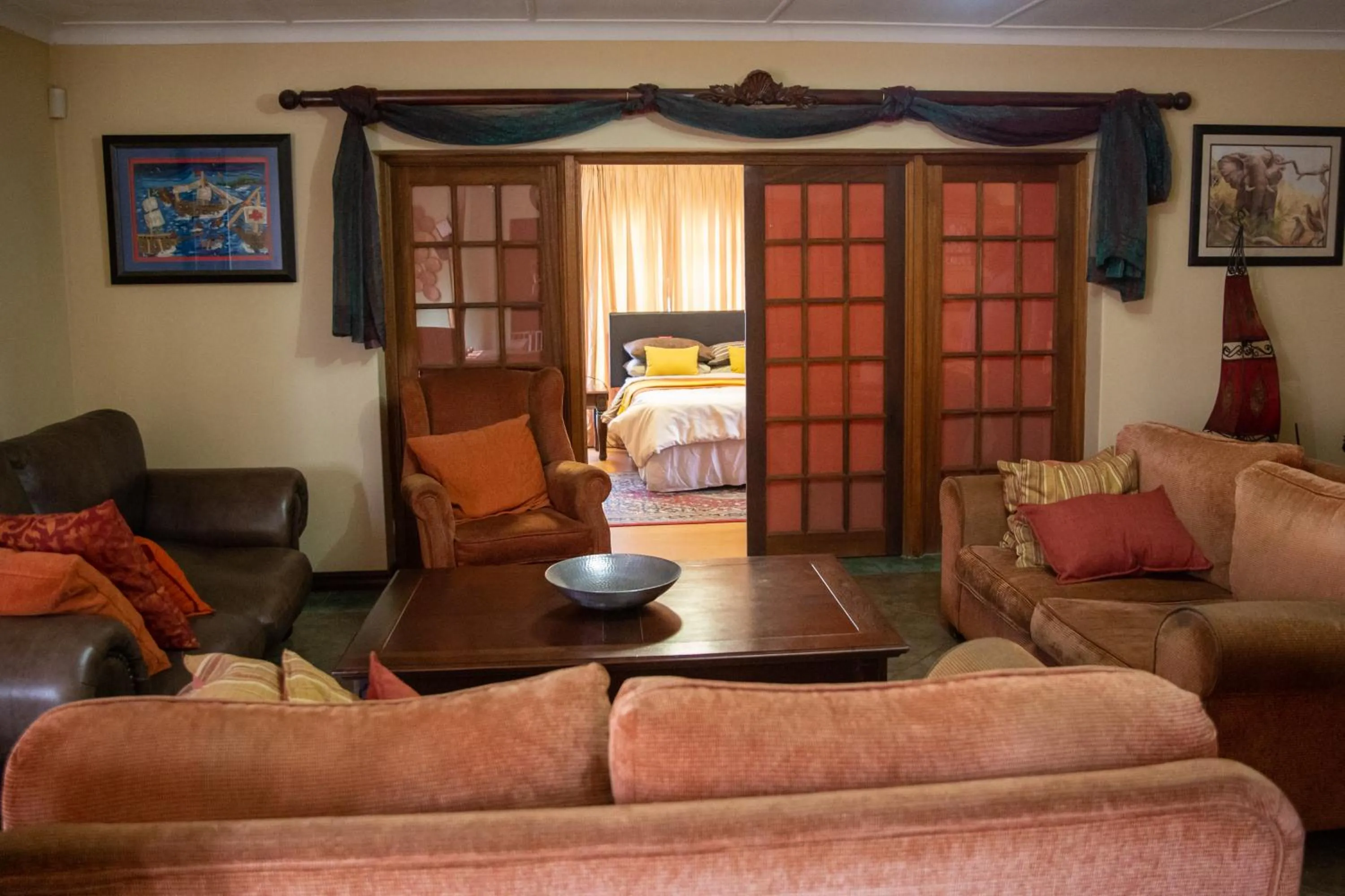 Bed in Blyde Bed & Breakfast