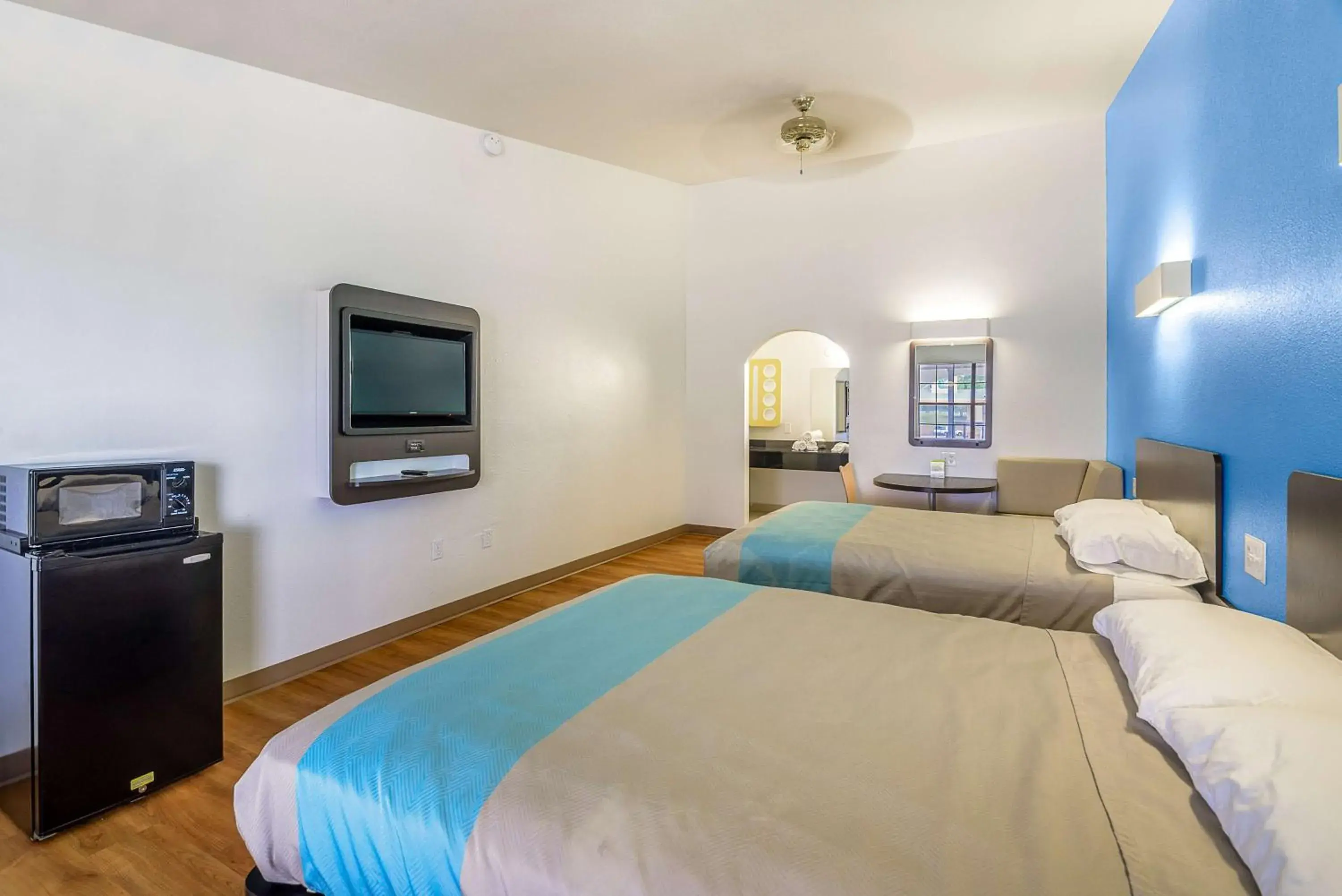 Queen Room with Two Queen Beds - Disability Access - Non-Smoking in Motel 6-Canton, TX Queen Room with Two Queen Beds - Disability Access - Non-Smoking in Motel 6-Canton, TX