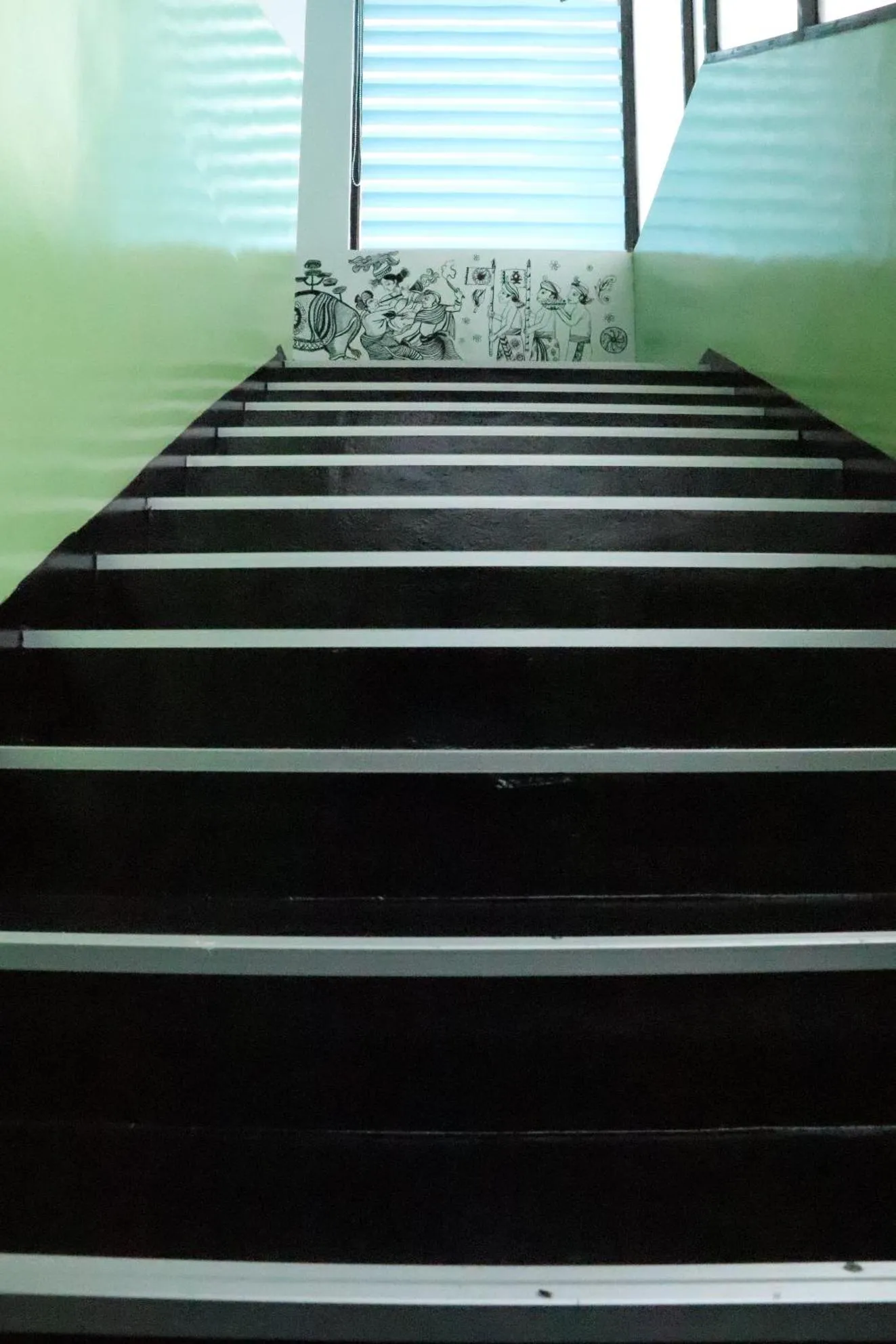 Floor plan, Bed in Miracle Colombo City Hostel