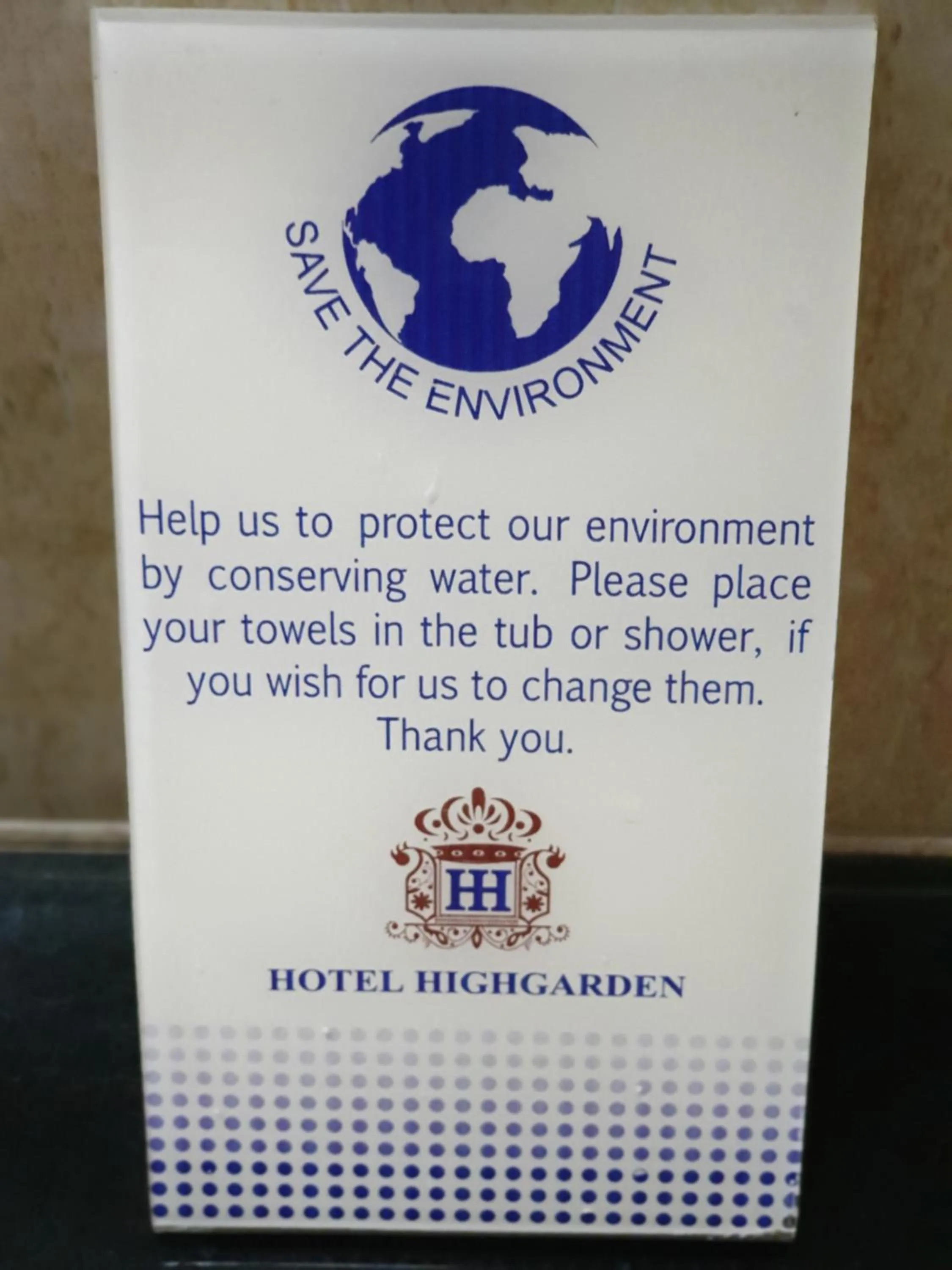 Property logo or sign in Hotel Highgarden