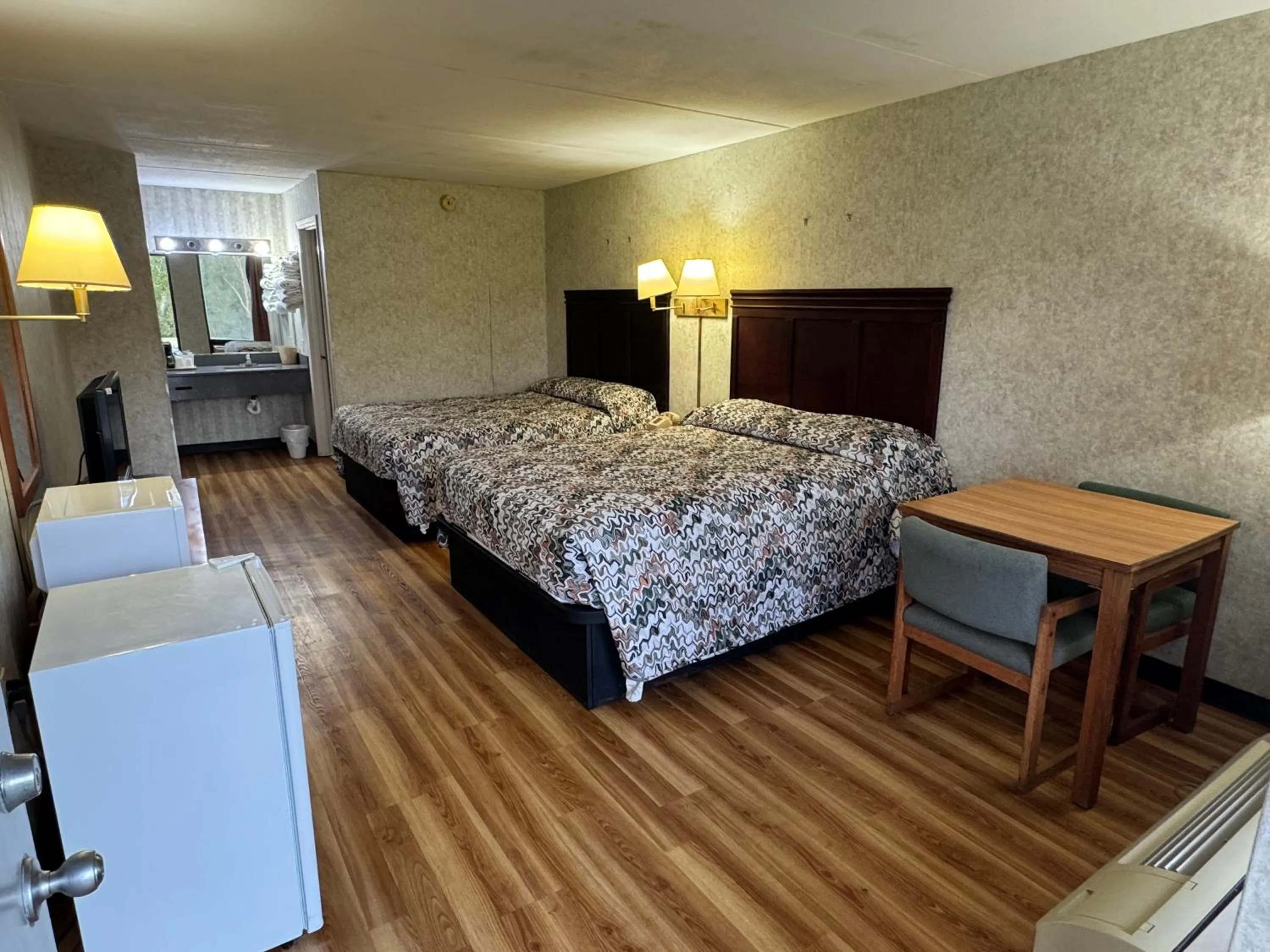 Bed in Riverfront Lodge