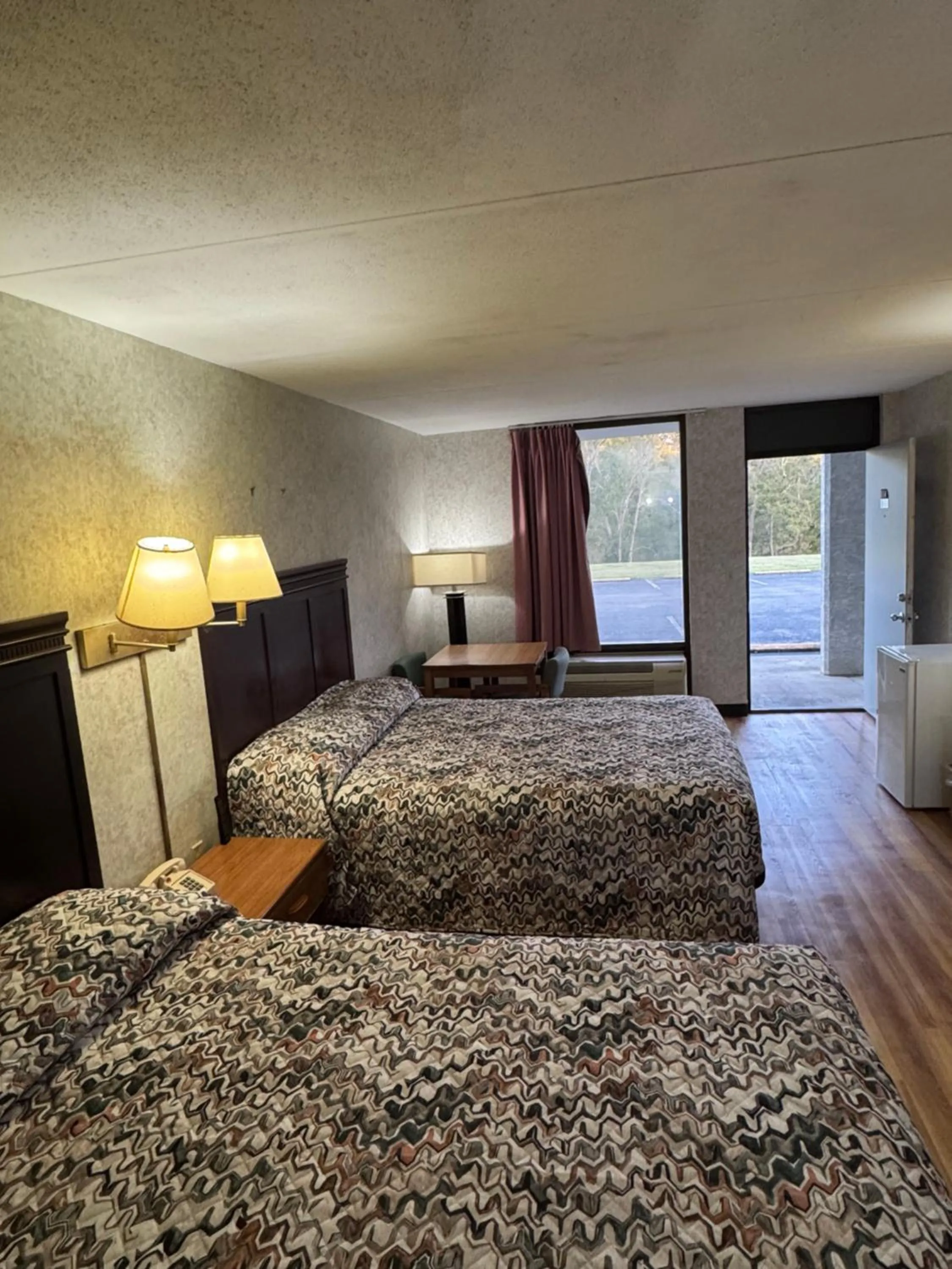 Bed in Riverfront Lodge