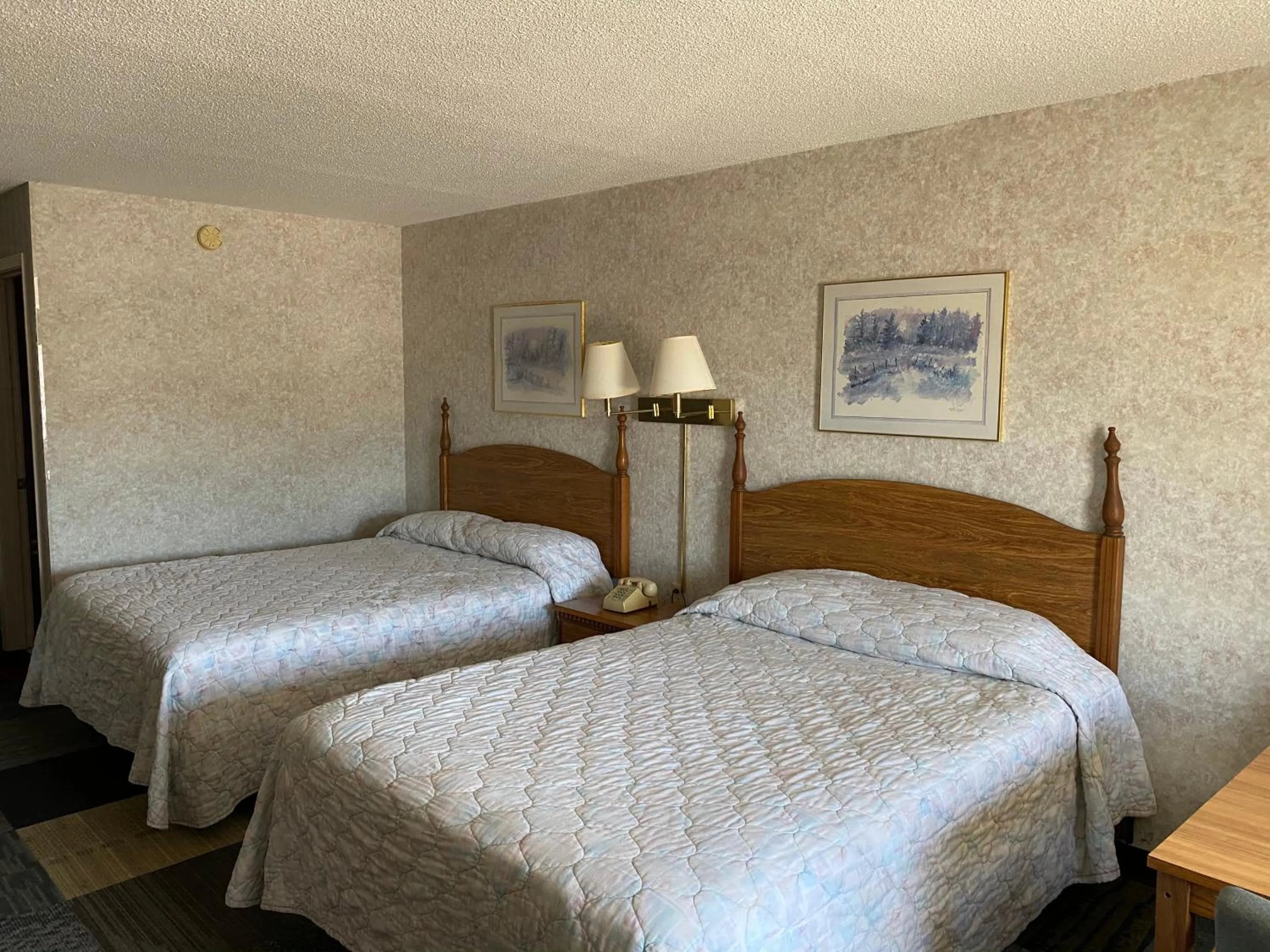 Bed in Riverfront Lodge