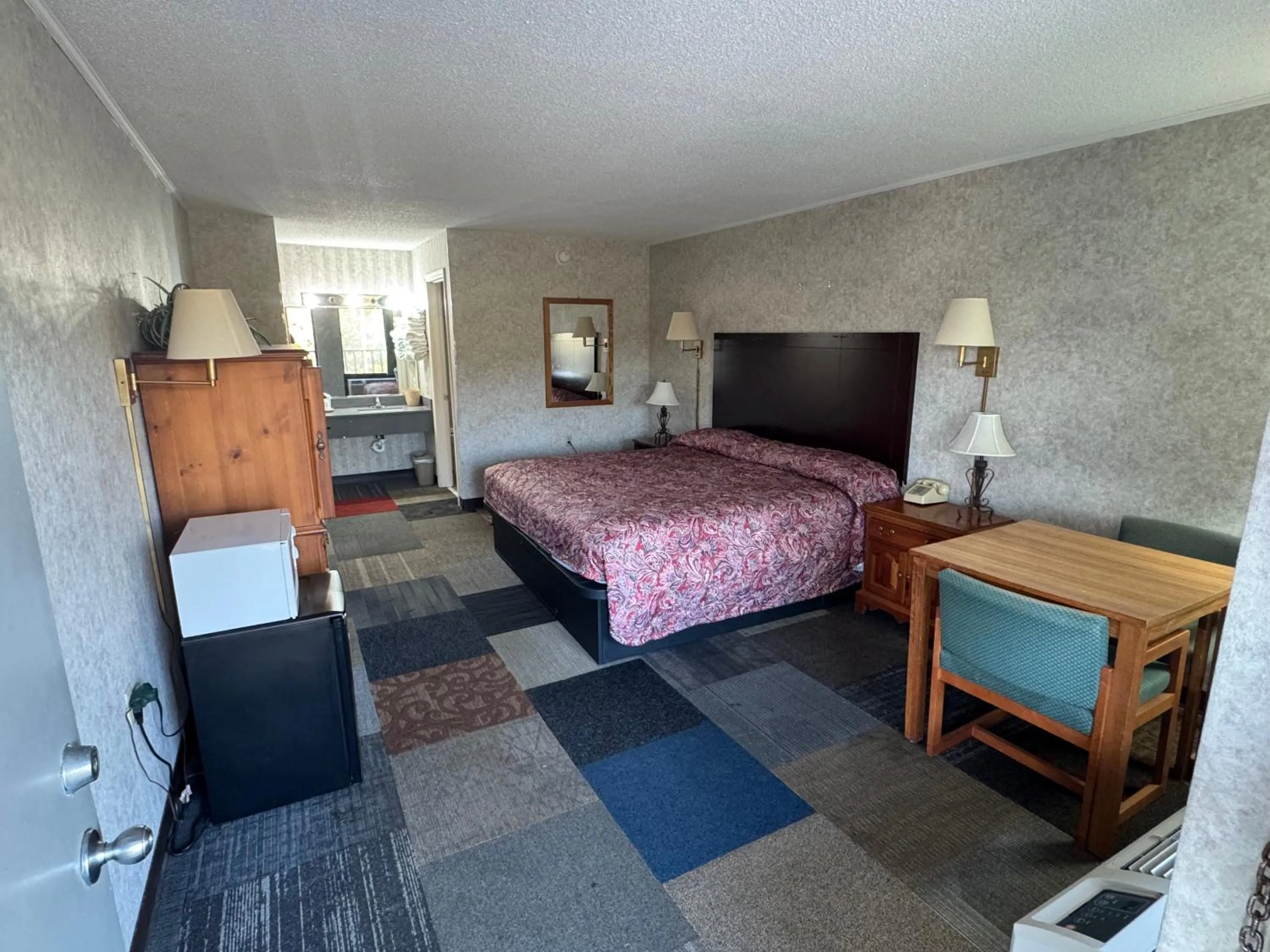 Bed in Riverfront Lodge