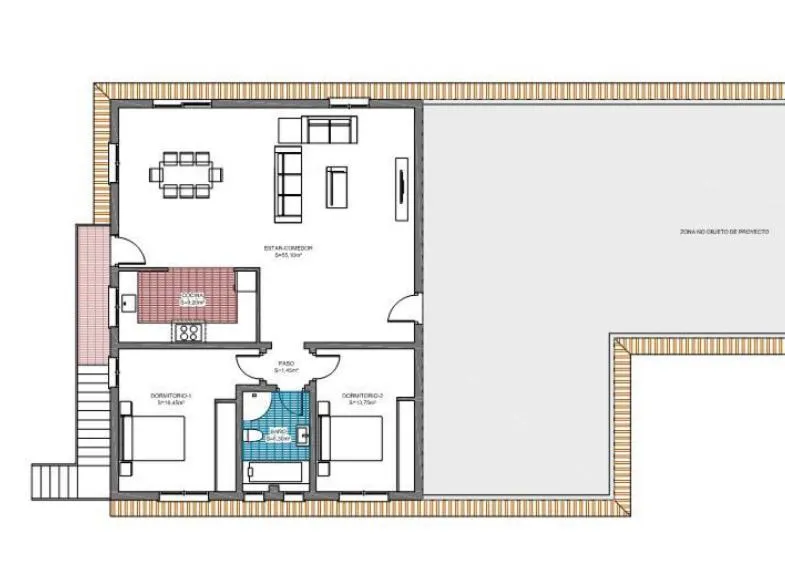 Floor plan in Casa Castillo