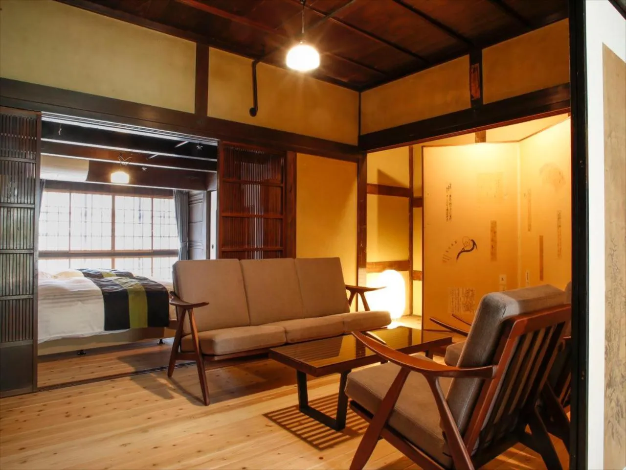 Living room in Yamasaki Ryokan Q Nakamonzenya