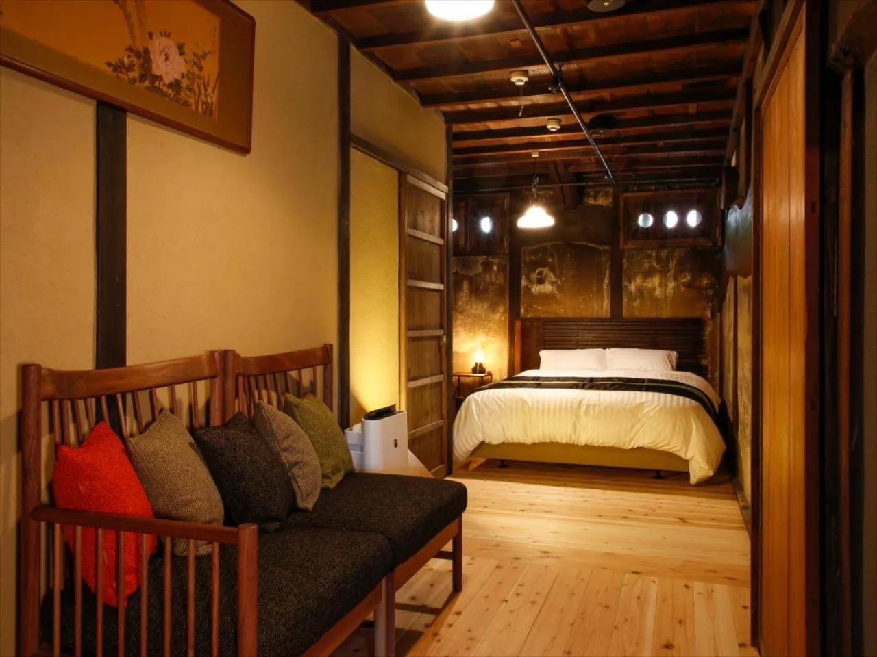 Bed in Yamasaki Ryokan Q Nakamonzenya