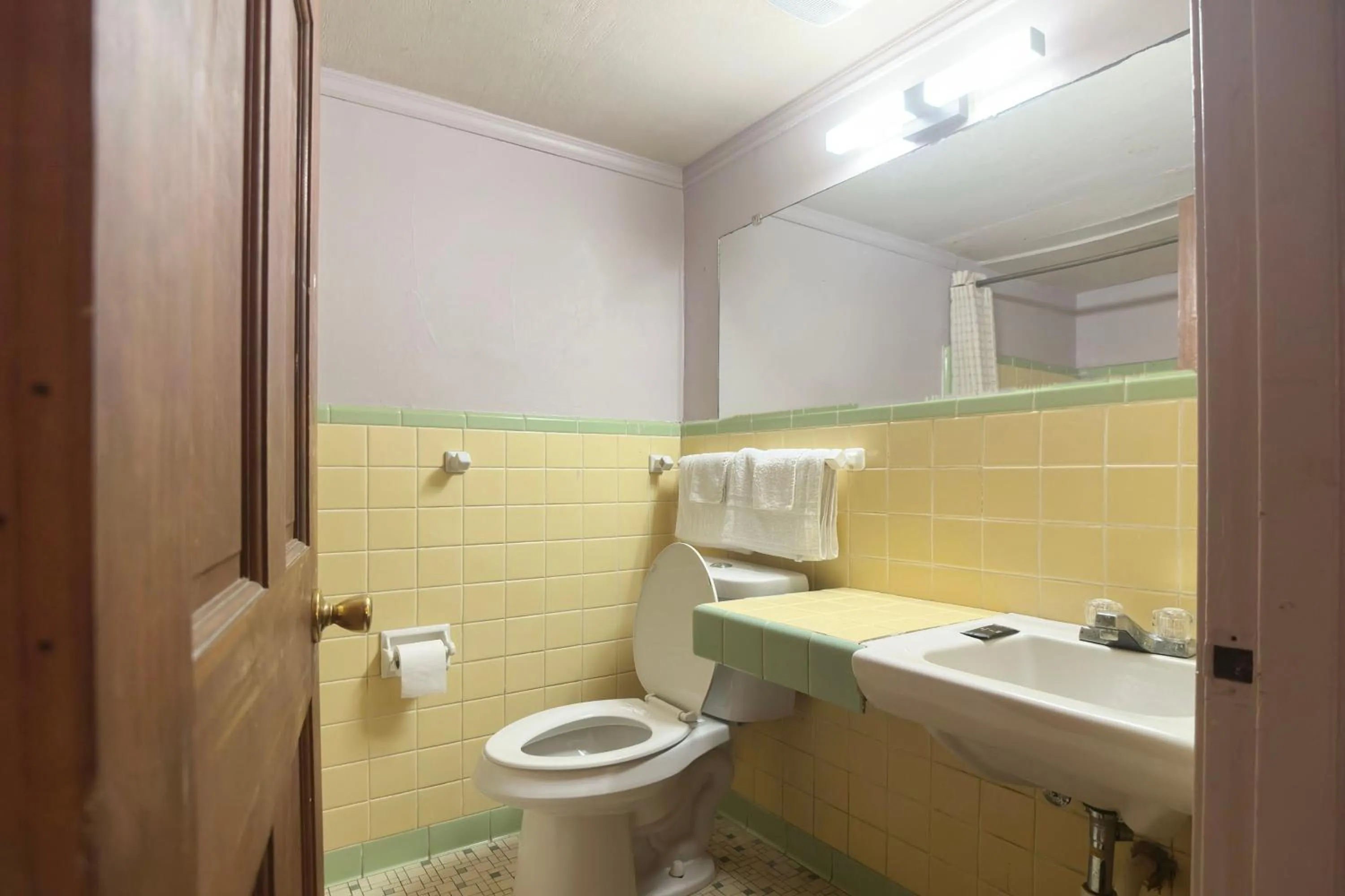 Bathroom in Bama Motel Mobile I-65 & US-90