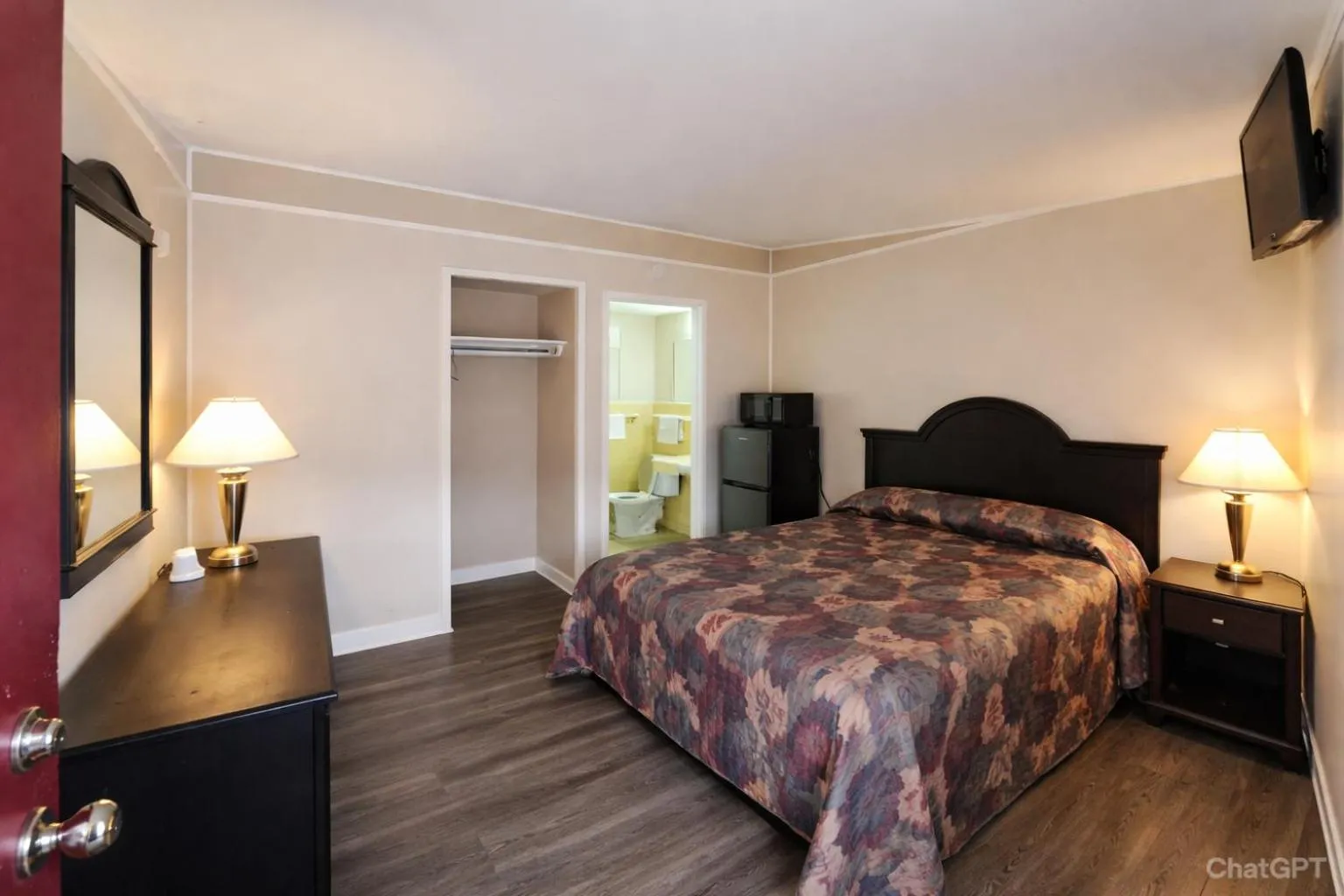 Bedroom, Bed in Bama Motel Mobile I-65 & US-90