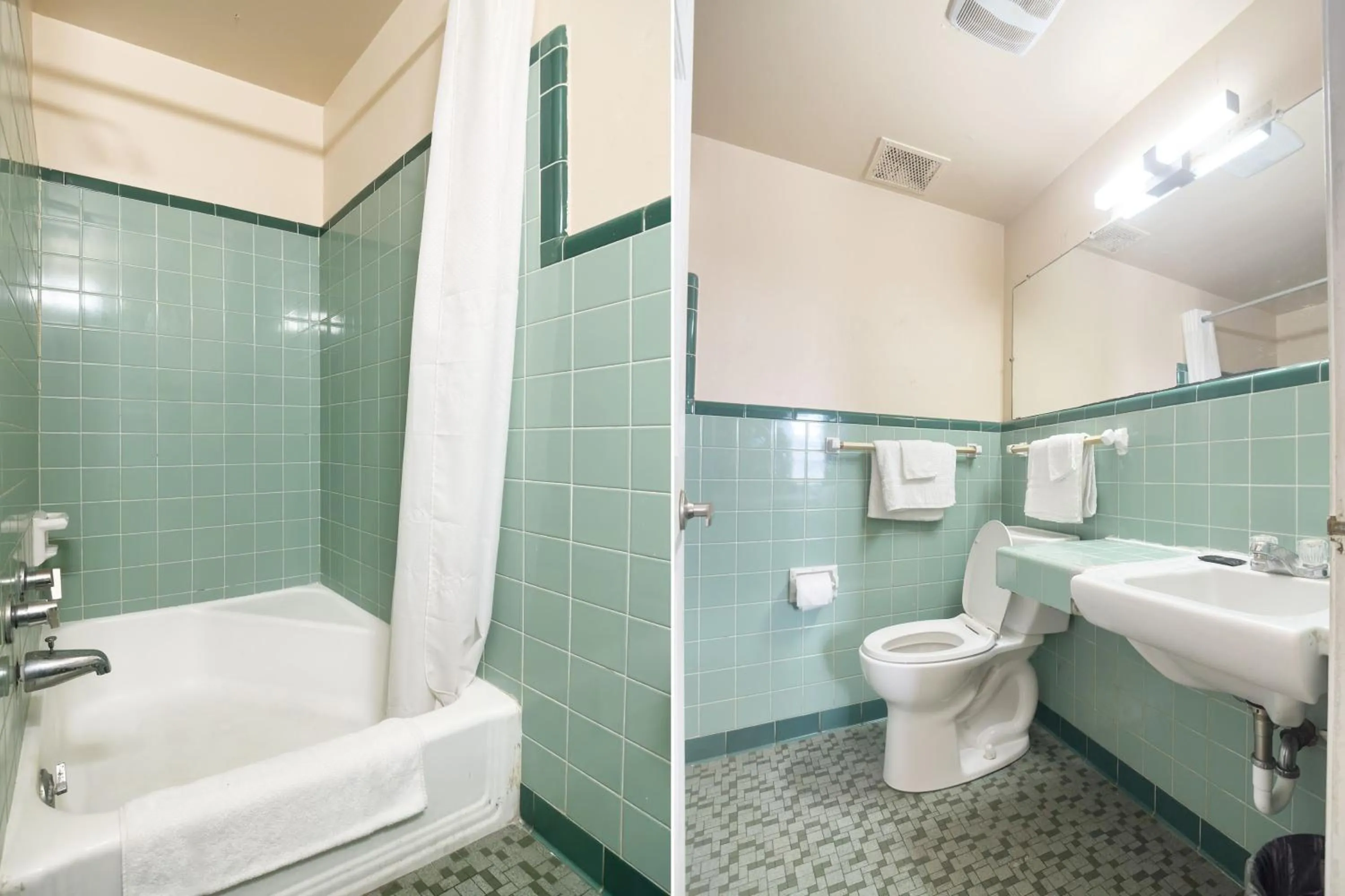 Bathroom in Bama Motel Mobile I-65 & US-90