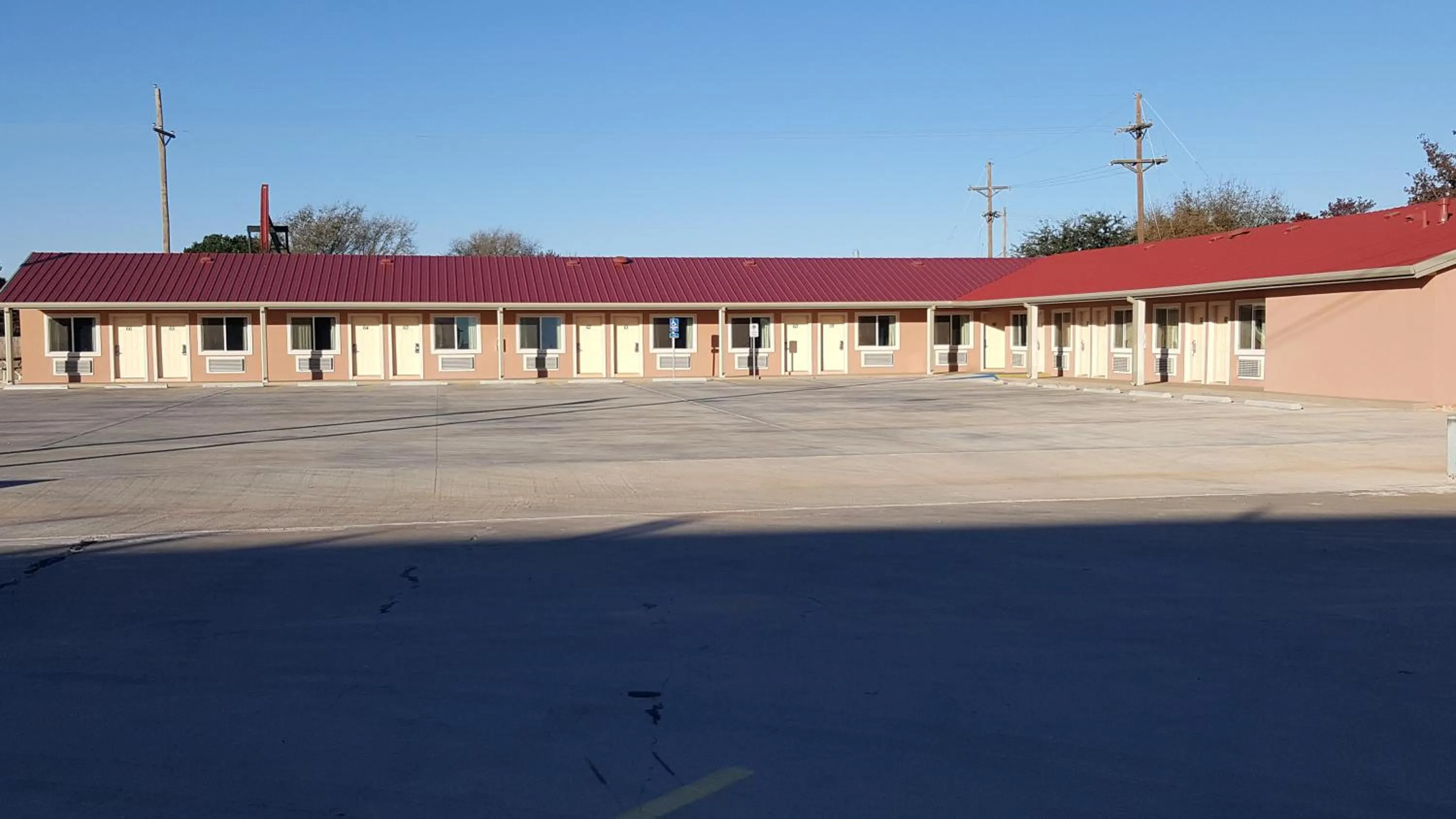 Property building in Denver City Motel