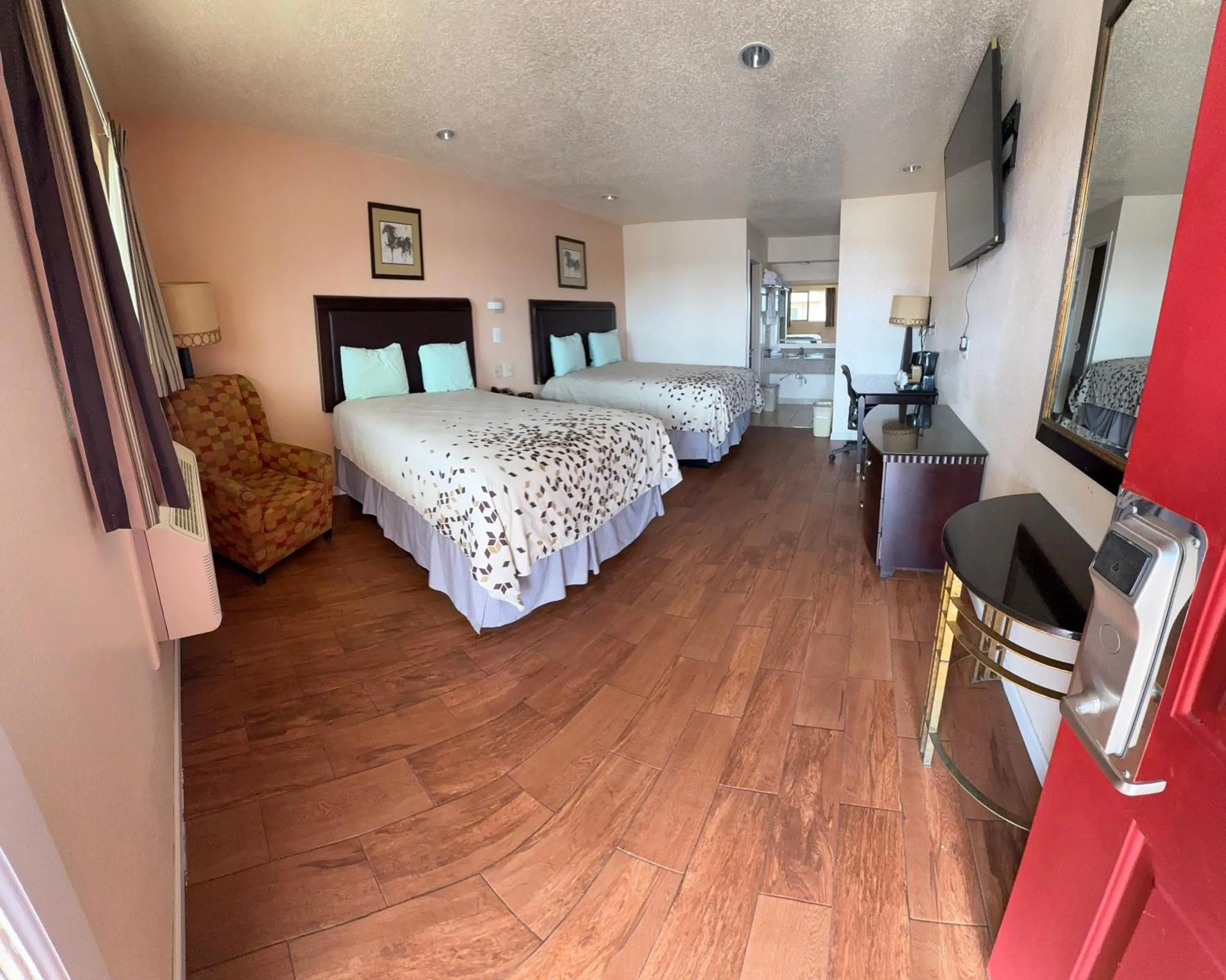 Bed in Denver City Motel