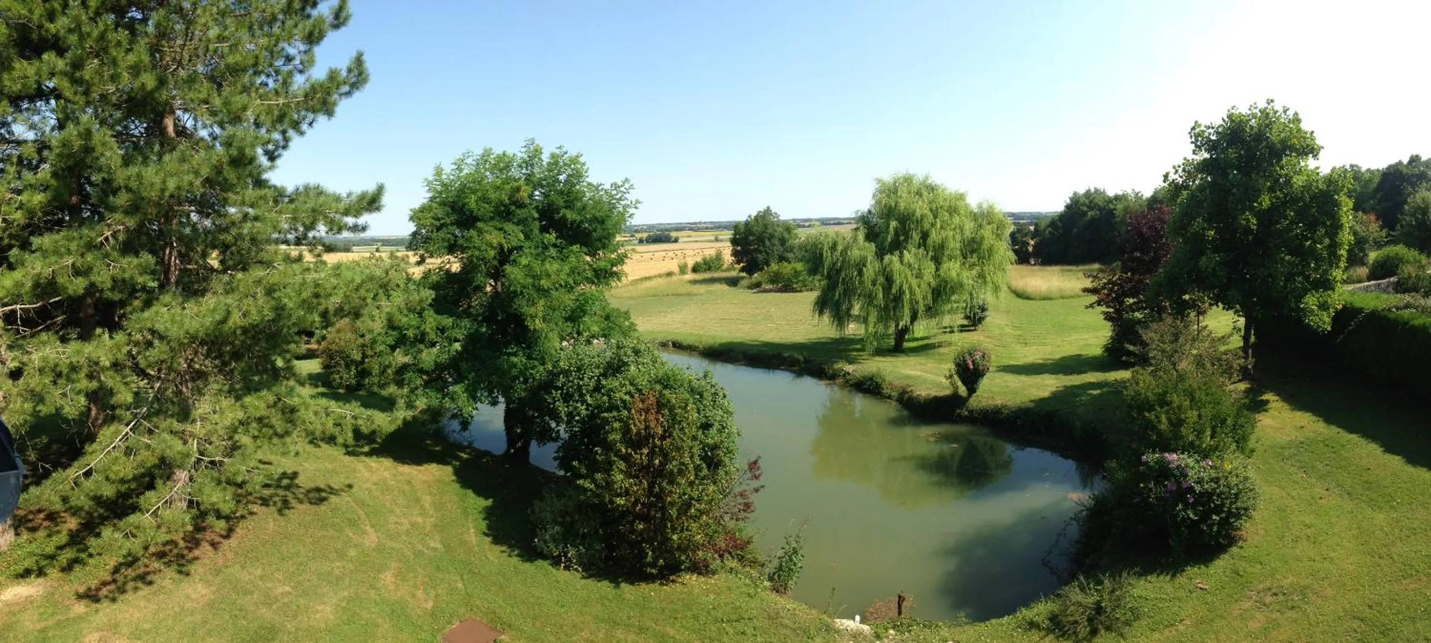 Garden view in Au Chiron