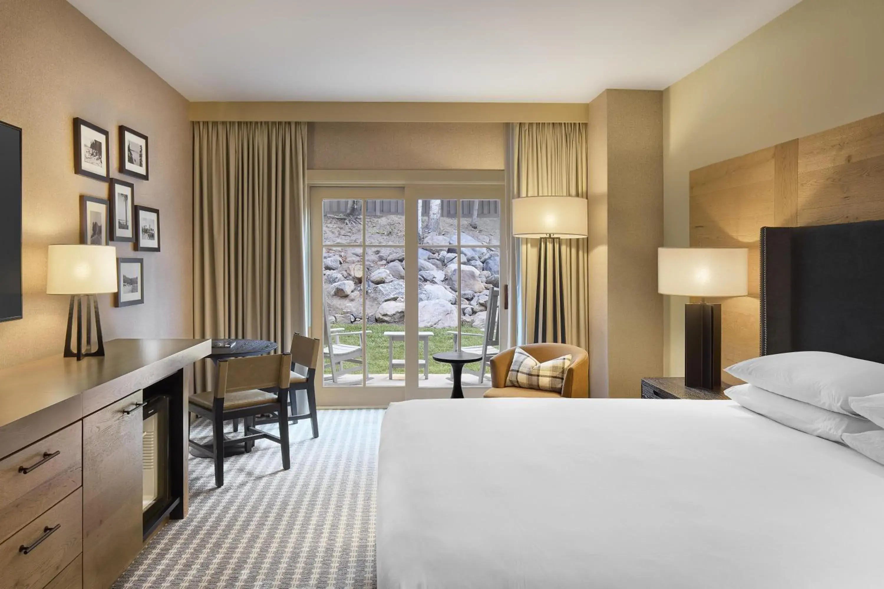 King Room with Patio and Pool View in Hyatt Regency Lake Tahoe Resort, Spa & Casino King Room with Patio and Pool View in Hyatt Regency Lake Tahoe Resort, Spa & Casino