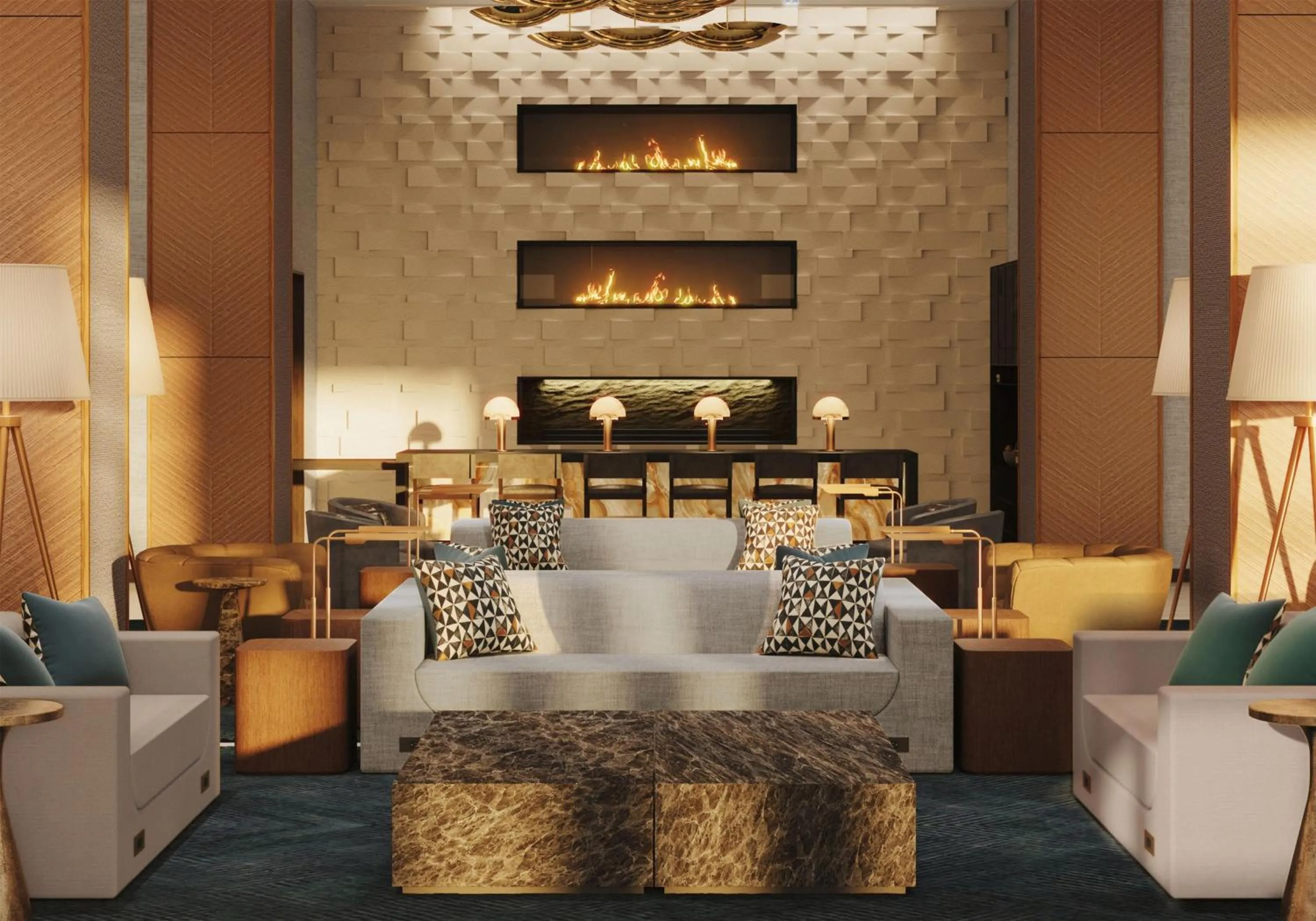 Lobby or reception in Grand Hyatt Denver