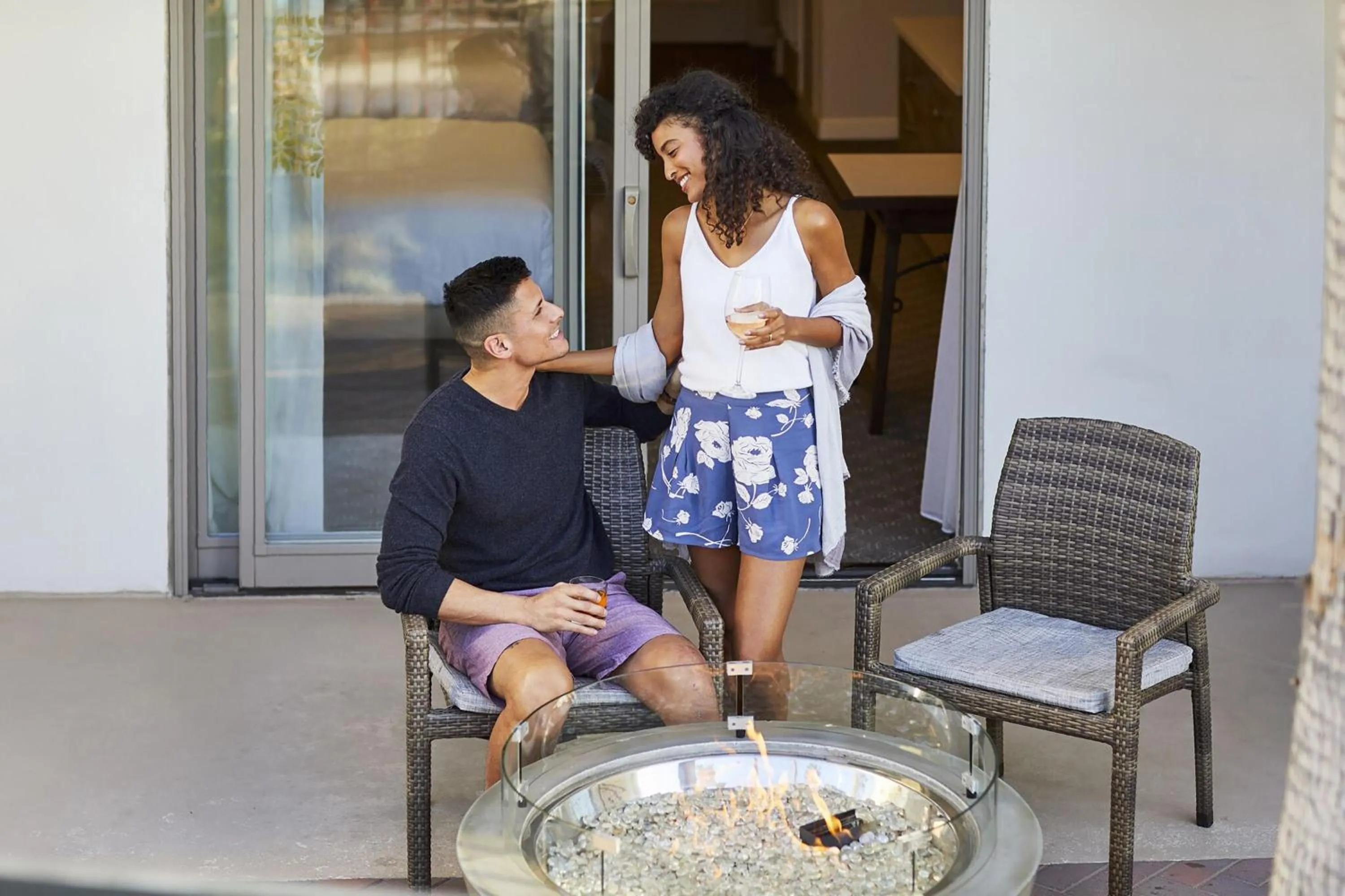Bedroom in Hyatt Regency Huntington Beach Resort and Spa