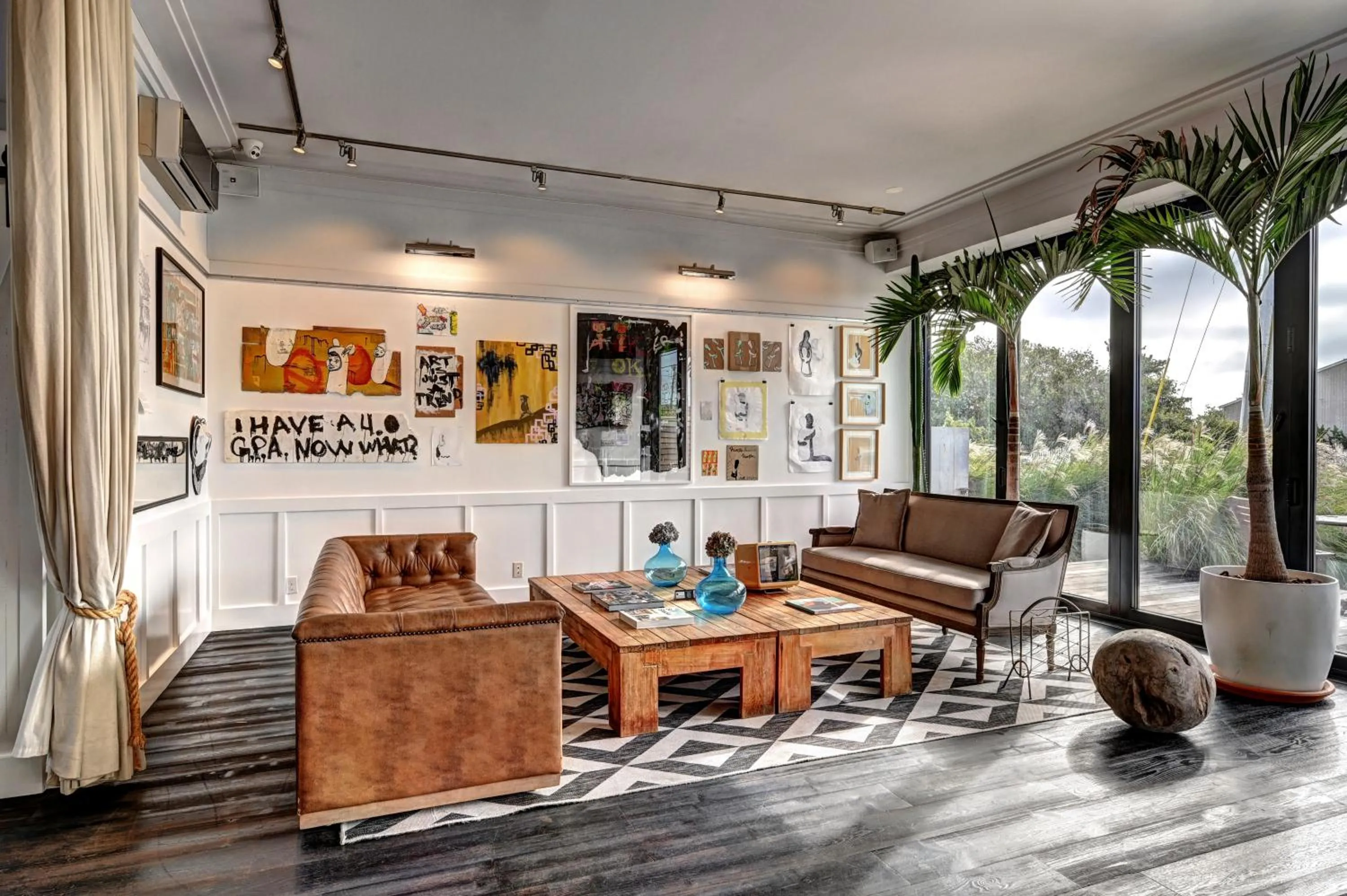 Lobby or reception in The Montauk Beach House