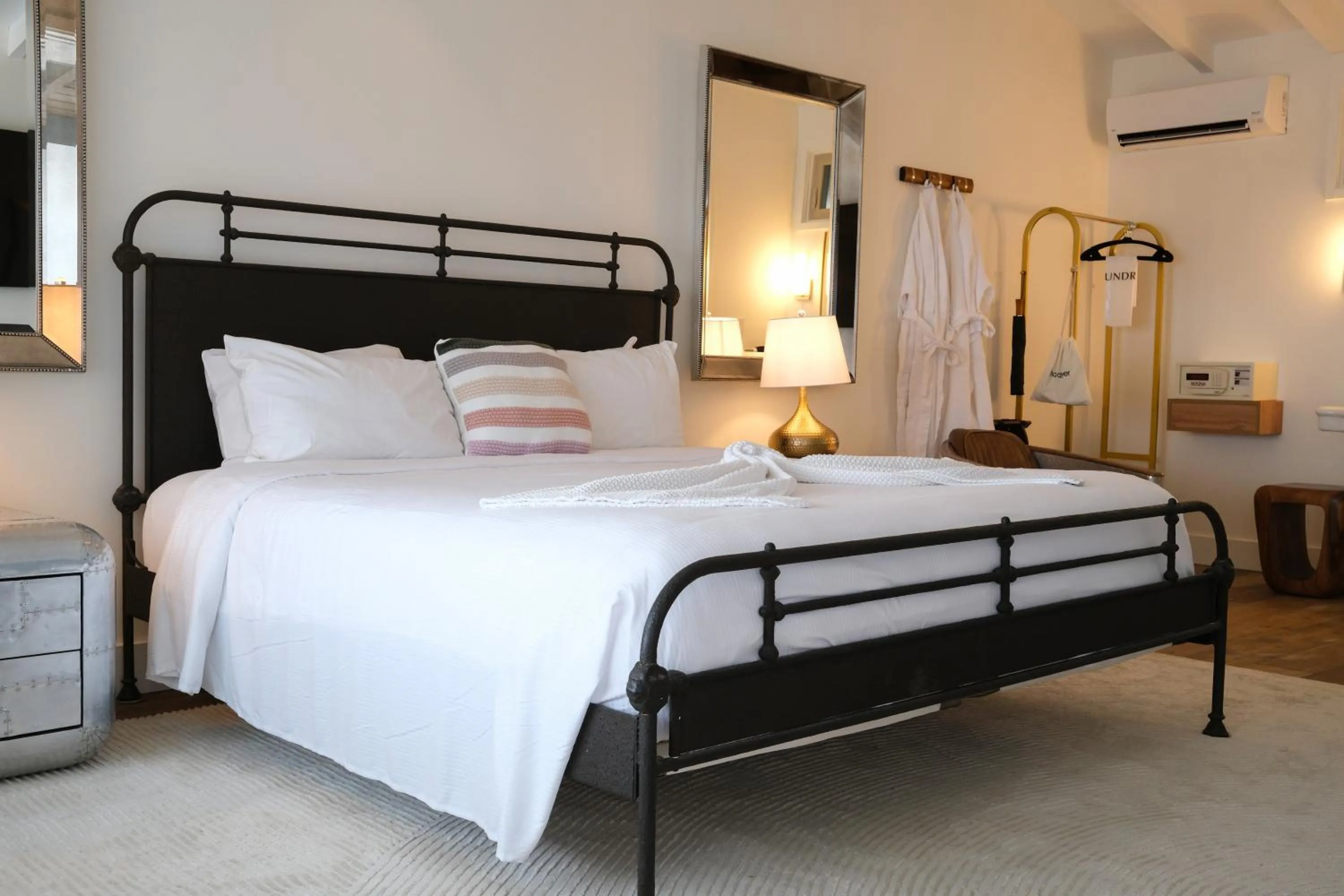 Bed in The Montauk Beach House