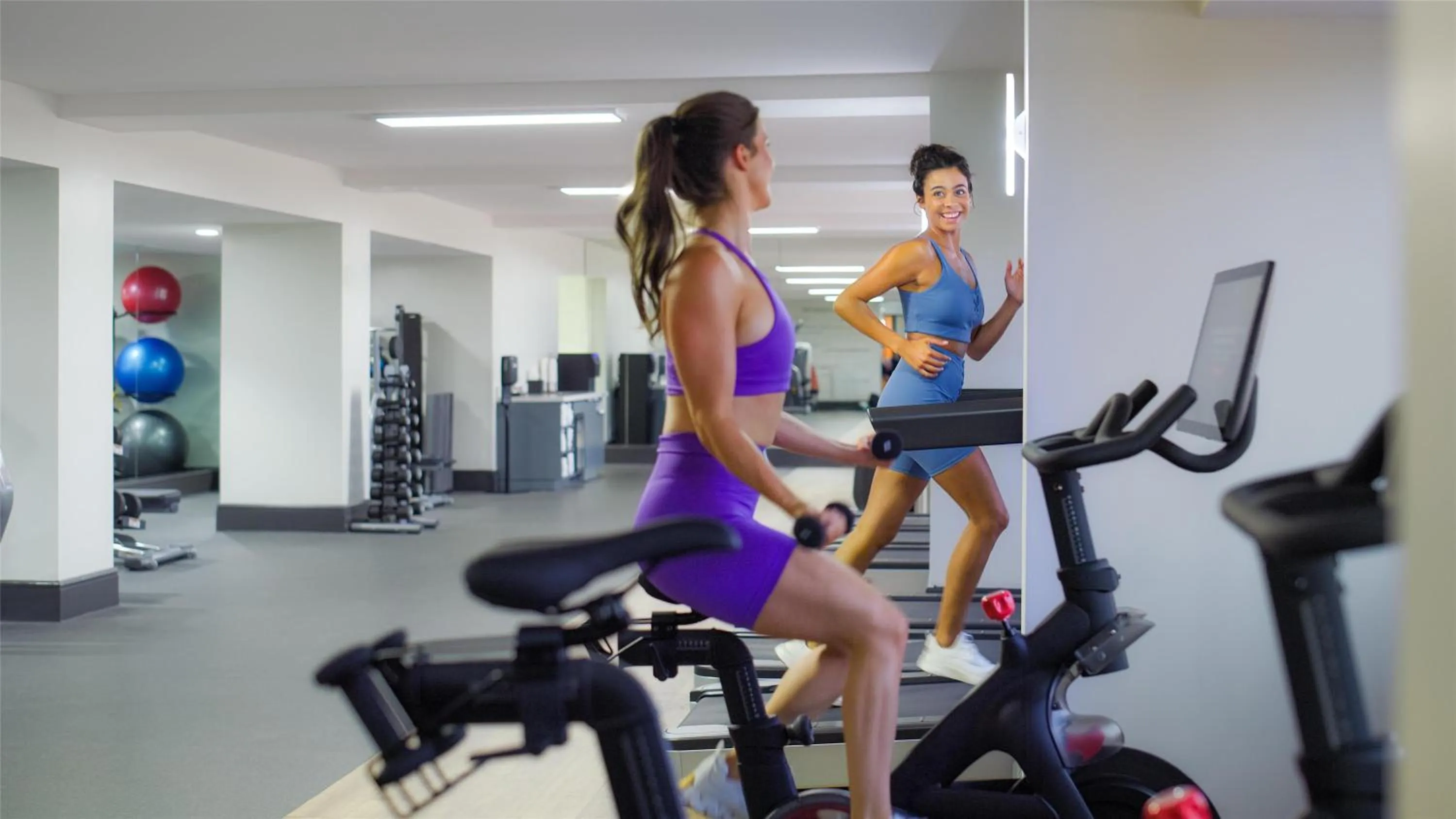 Fitness centre/facilities in Hyatt Regency Irvine