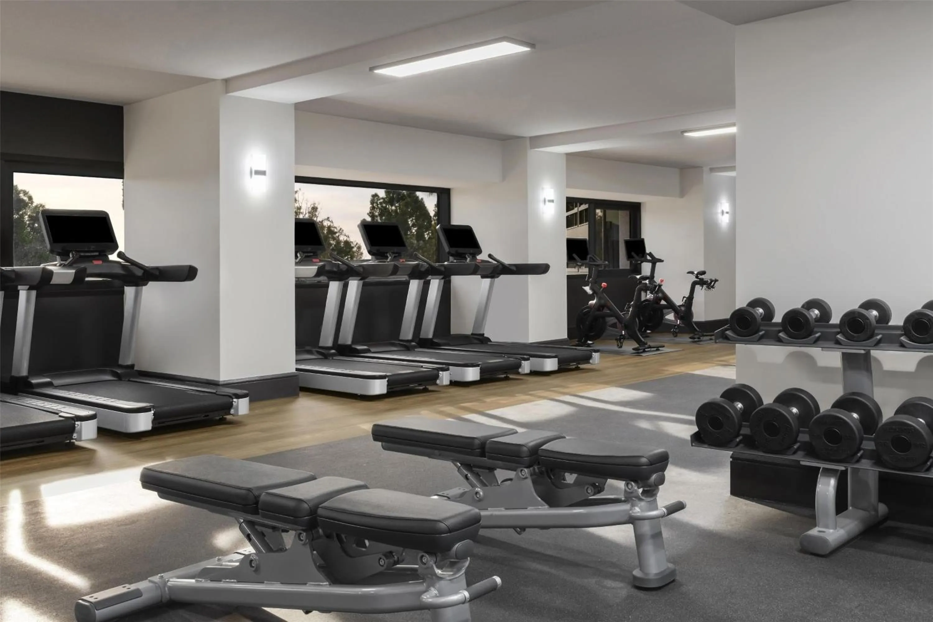 Fitness centre/facilities in Hyatt Regency Irvine