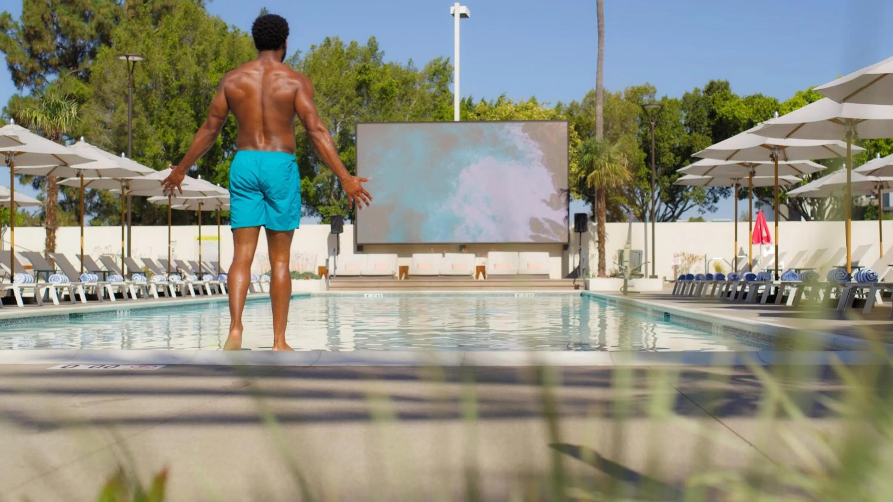 Swimming pool in Hyatt Regency Irvine