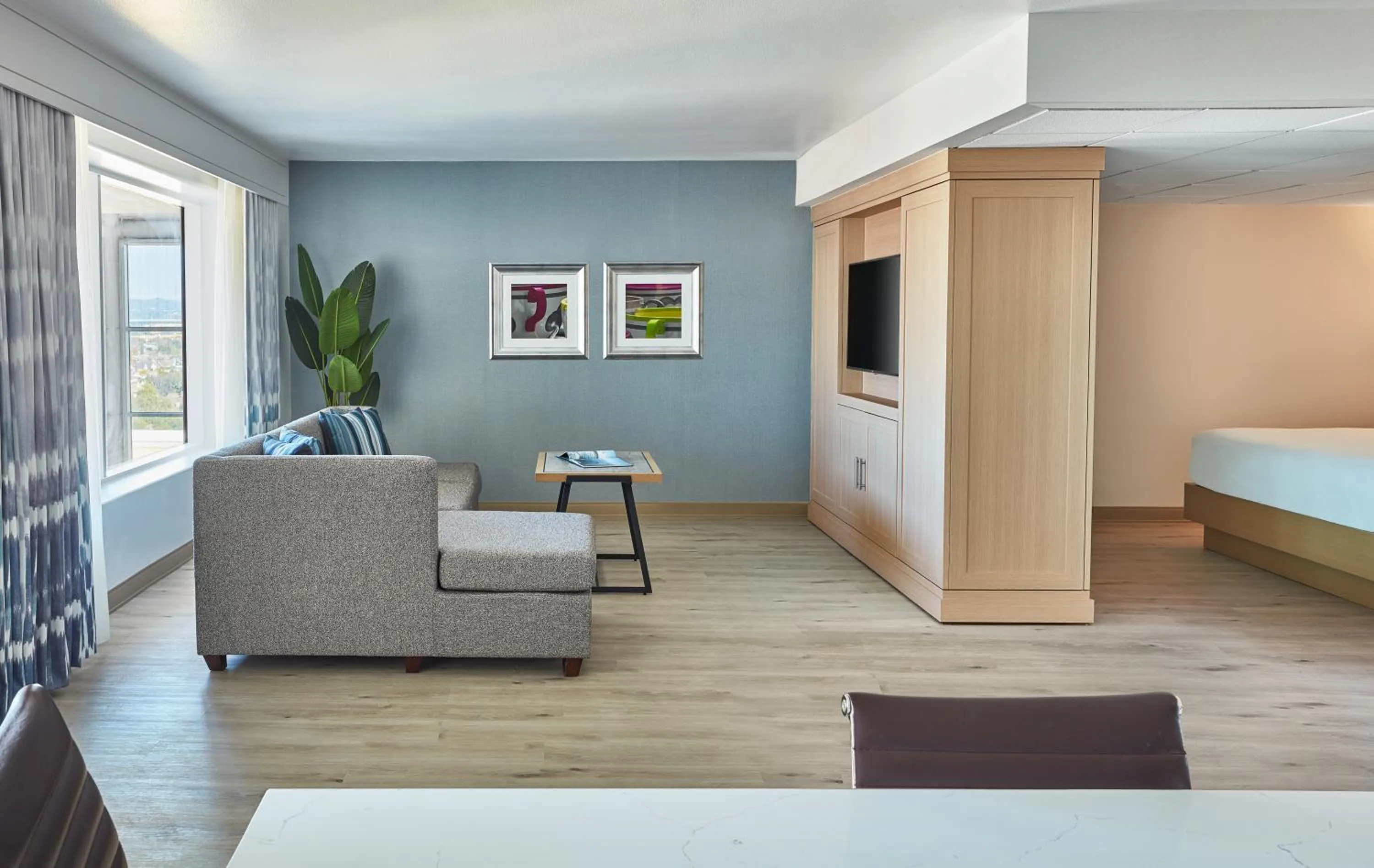 Bed in Hyatt Regency Orange County