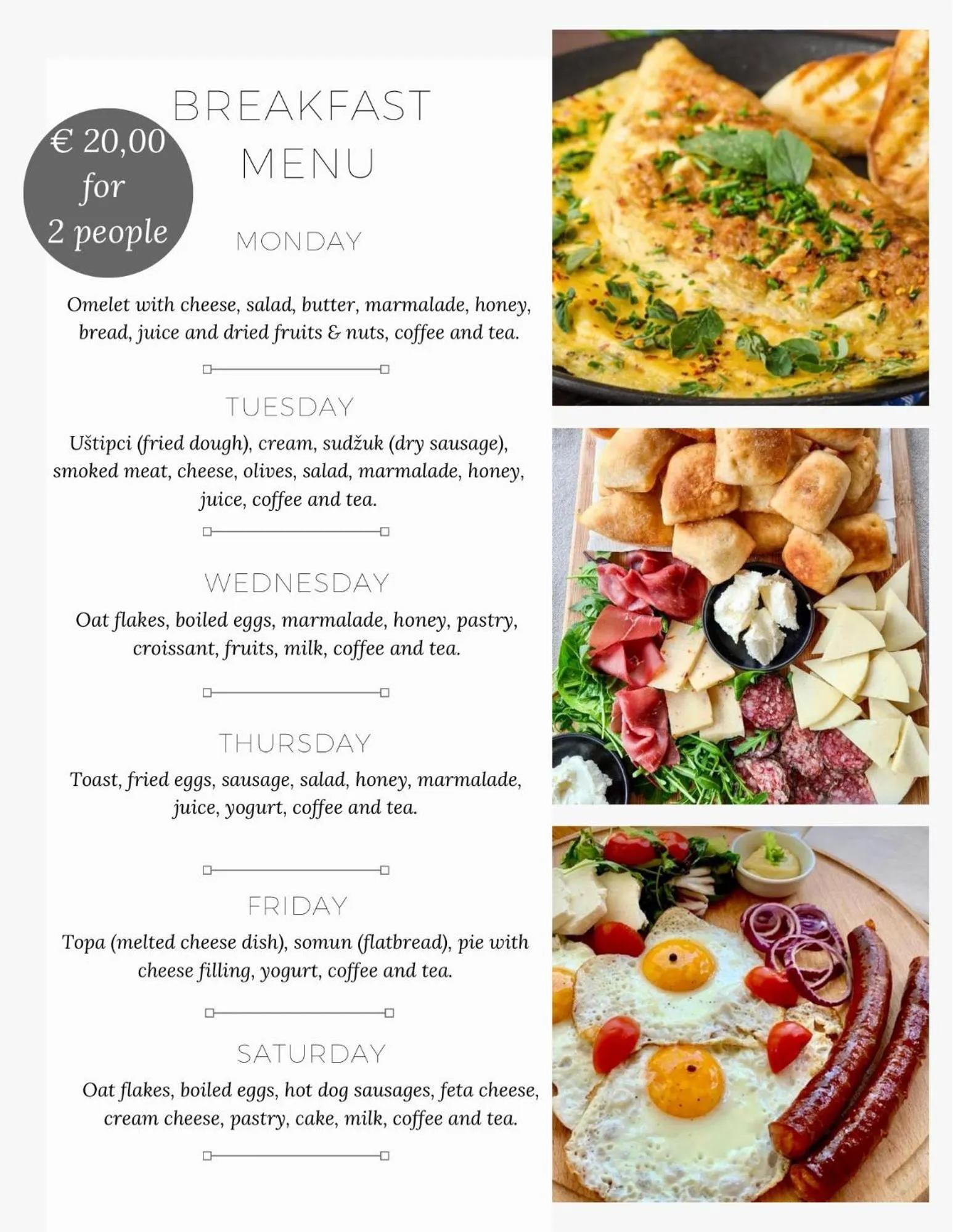 Breakfast in Hotel Nacional Free Parking