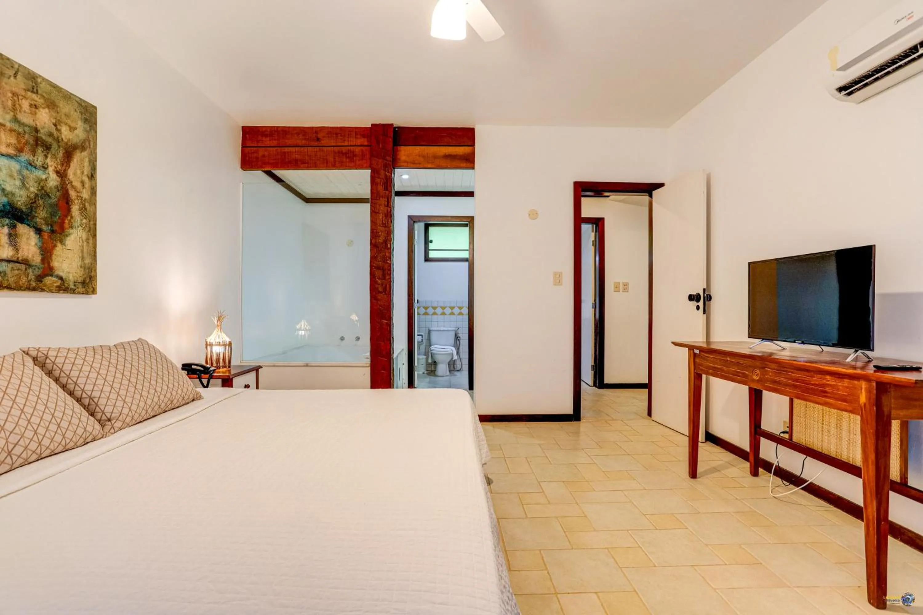 Bed in São José Beach Club & Hotel