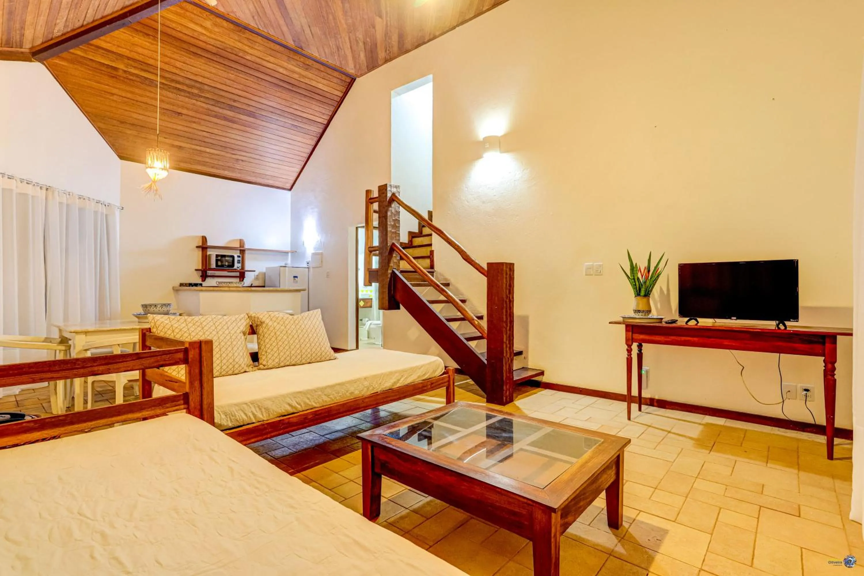 TV and multimedia, Bed in São José Beach Club & Hotel