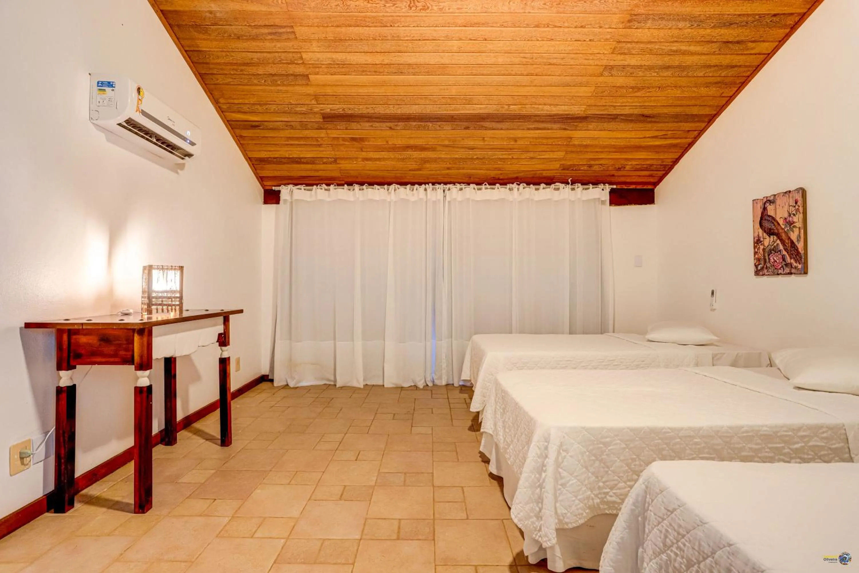 Bed in São José Beach Club & Hotel