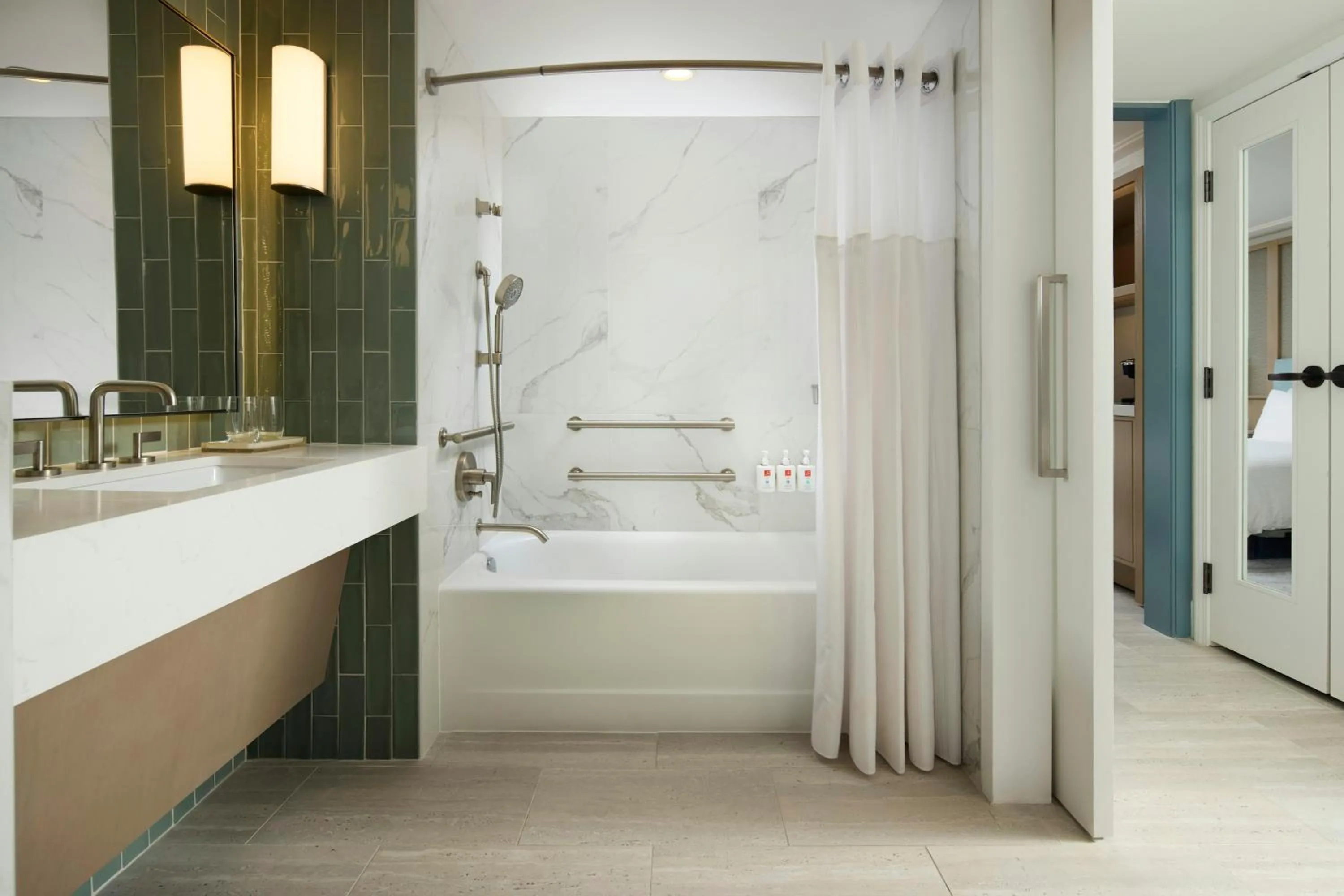 Bathroom in Loews Miami Beach Hotel