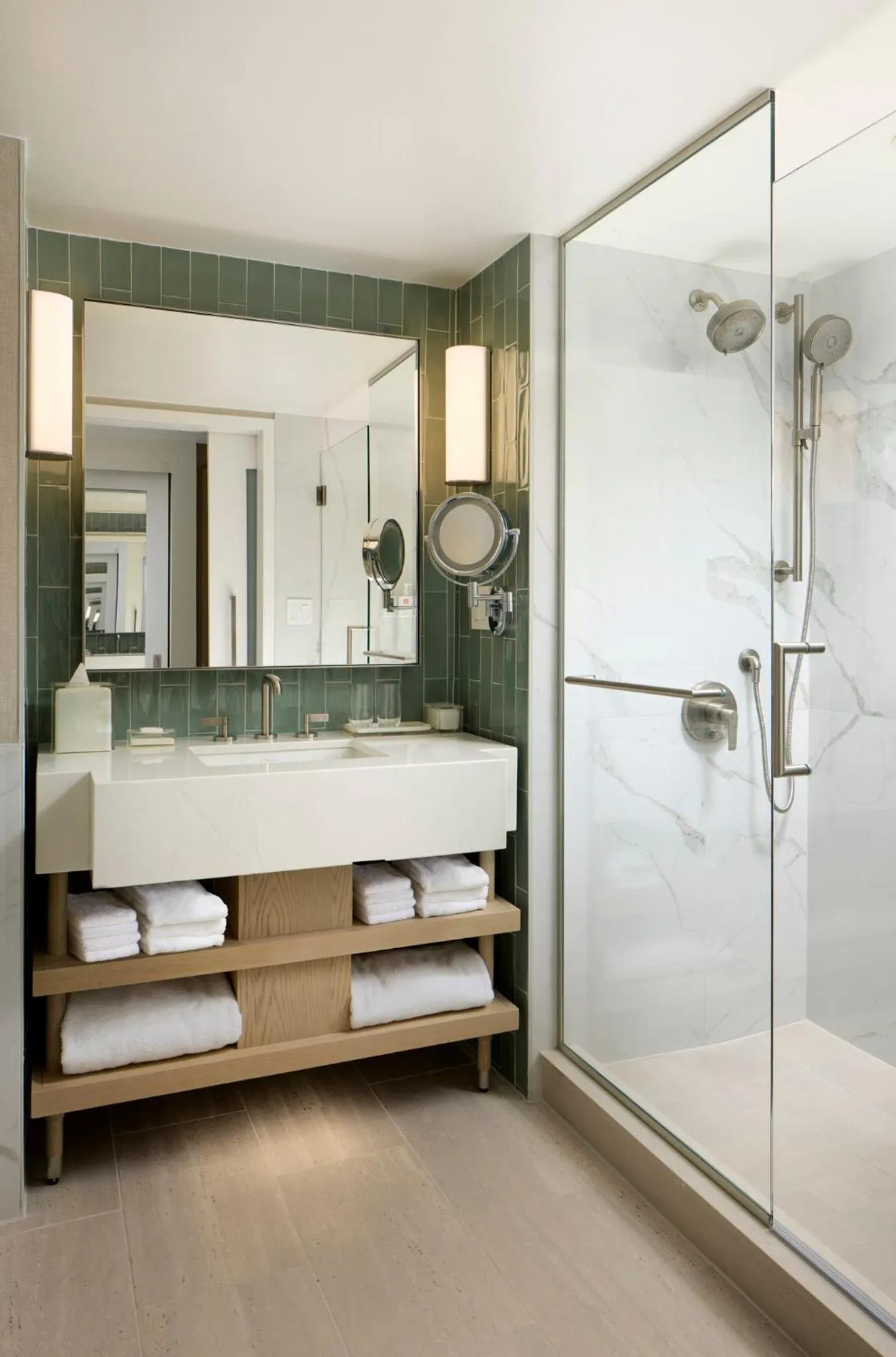 Shower in Loews Miami Beach Hotel